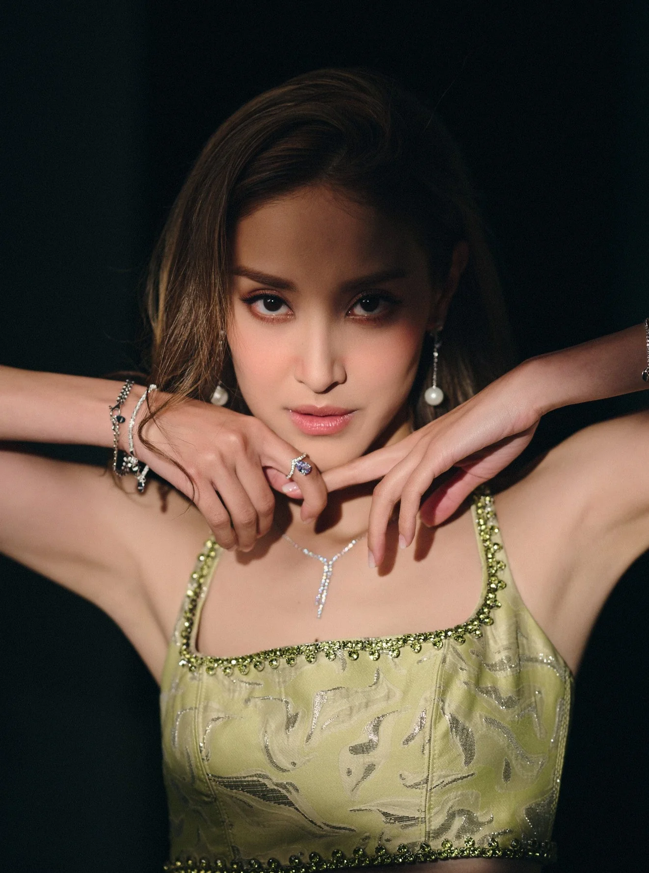 LAFIT��Peri Fairy - Ring �{��ɫ��͸�Ќ�ʯ��ָ