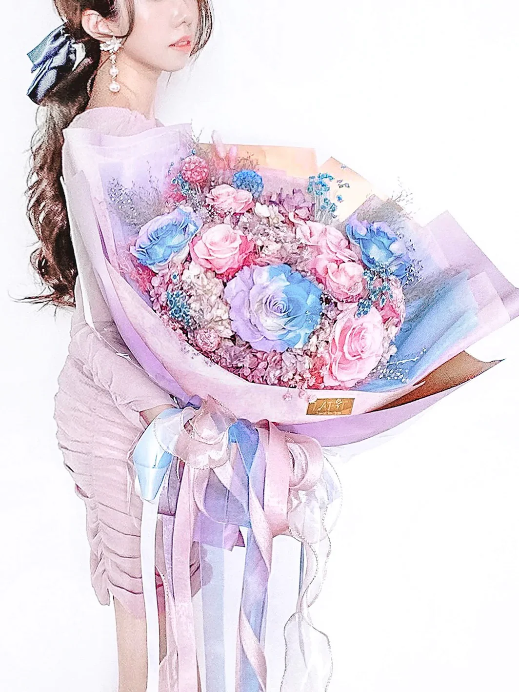 LAFIT夢幻漸變永生花束�?The Wonderland