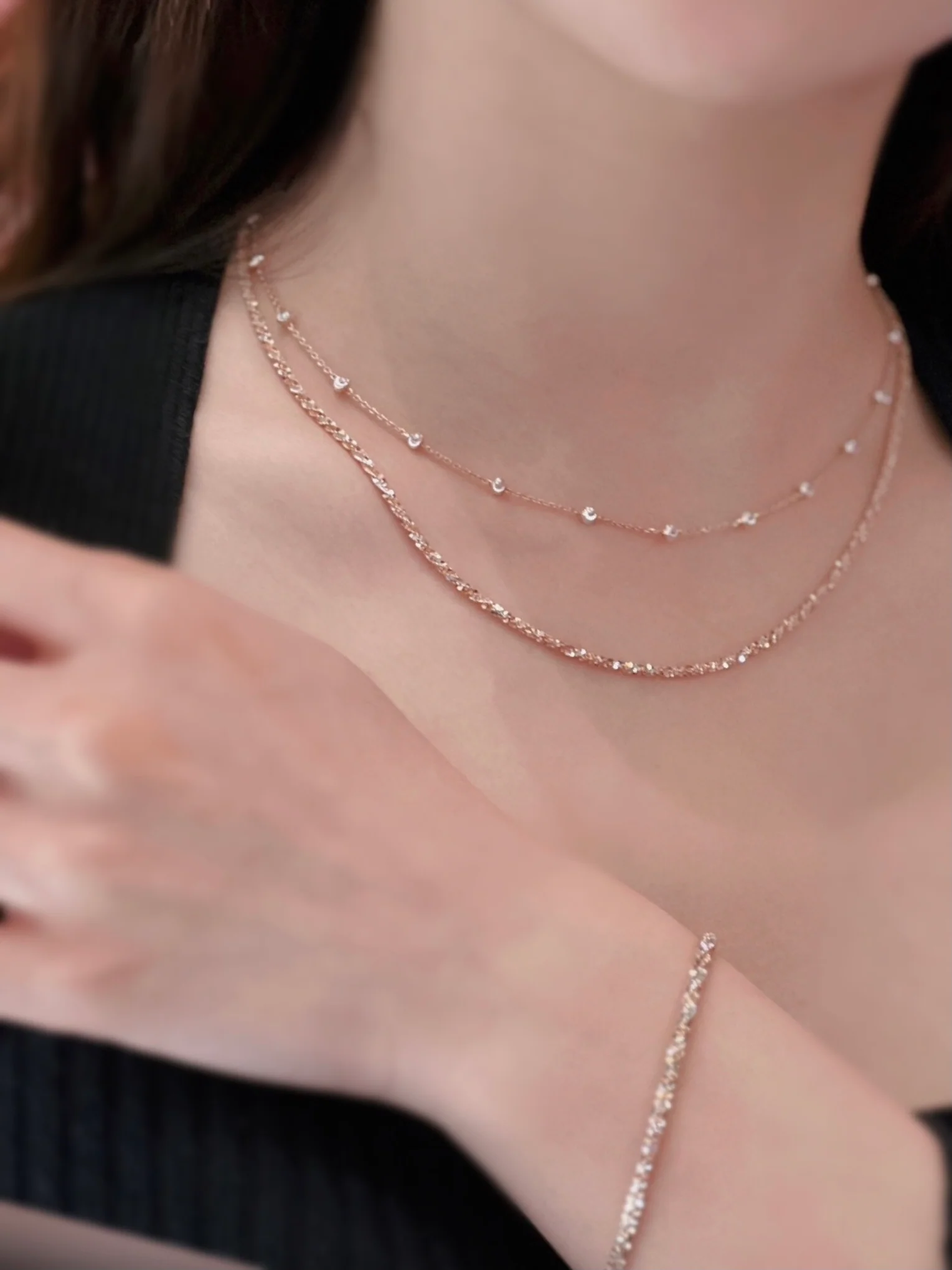 LAFIT�� Snowflake - Necklace �B���иˇ���w�i�