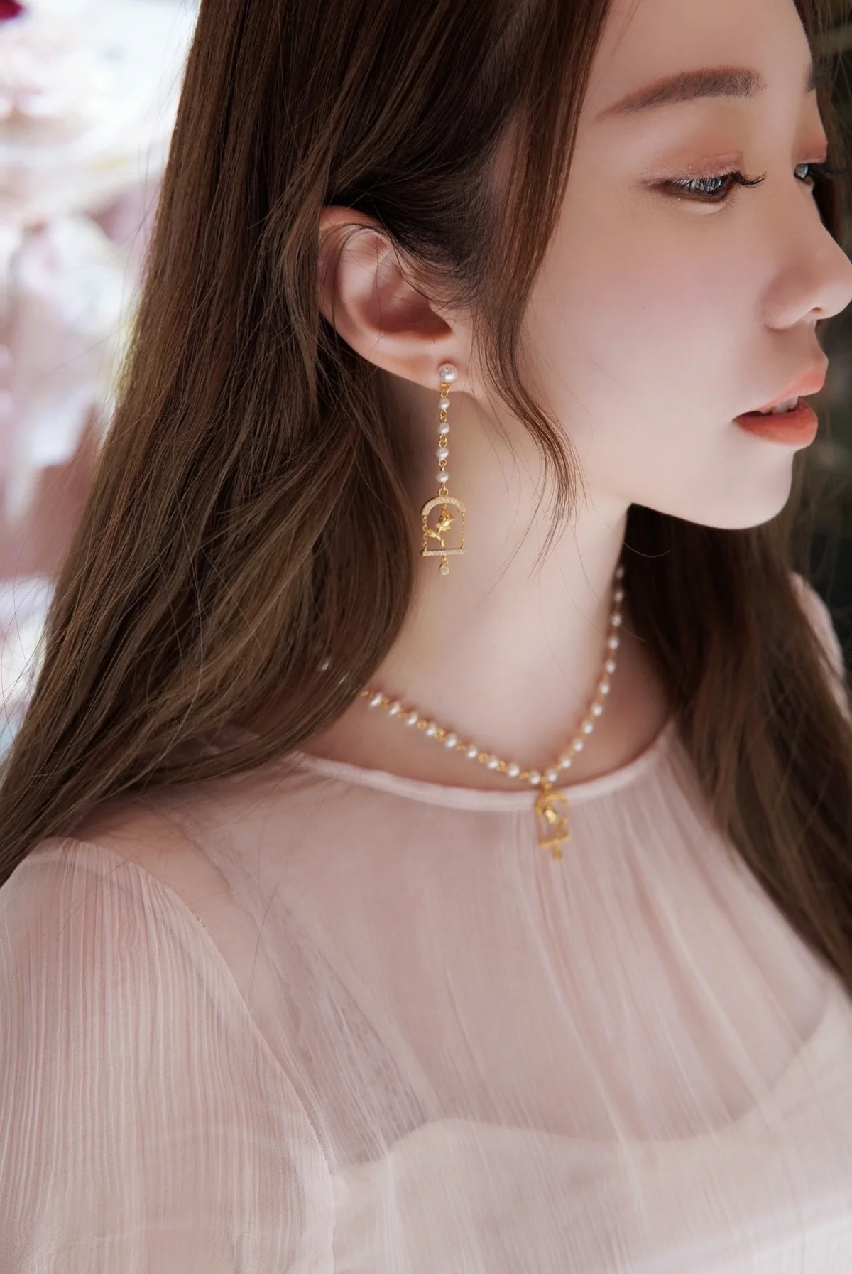 LAFIT �� Rose Castle - Necklace õ�廨ˇ��̮����i朣�����