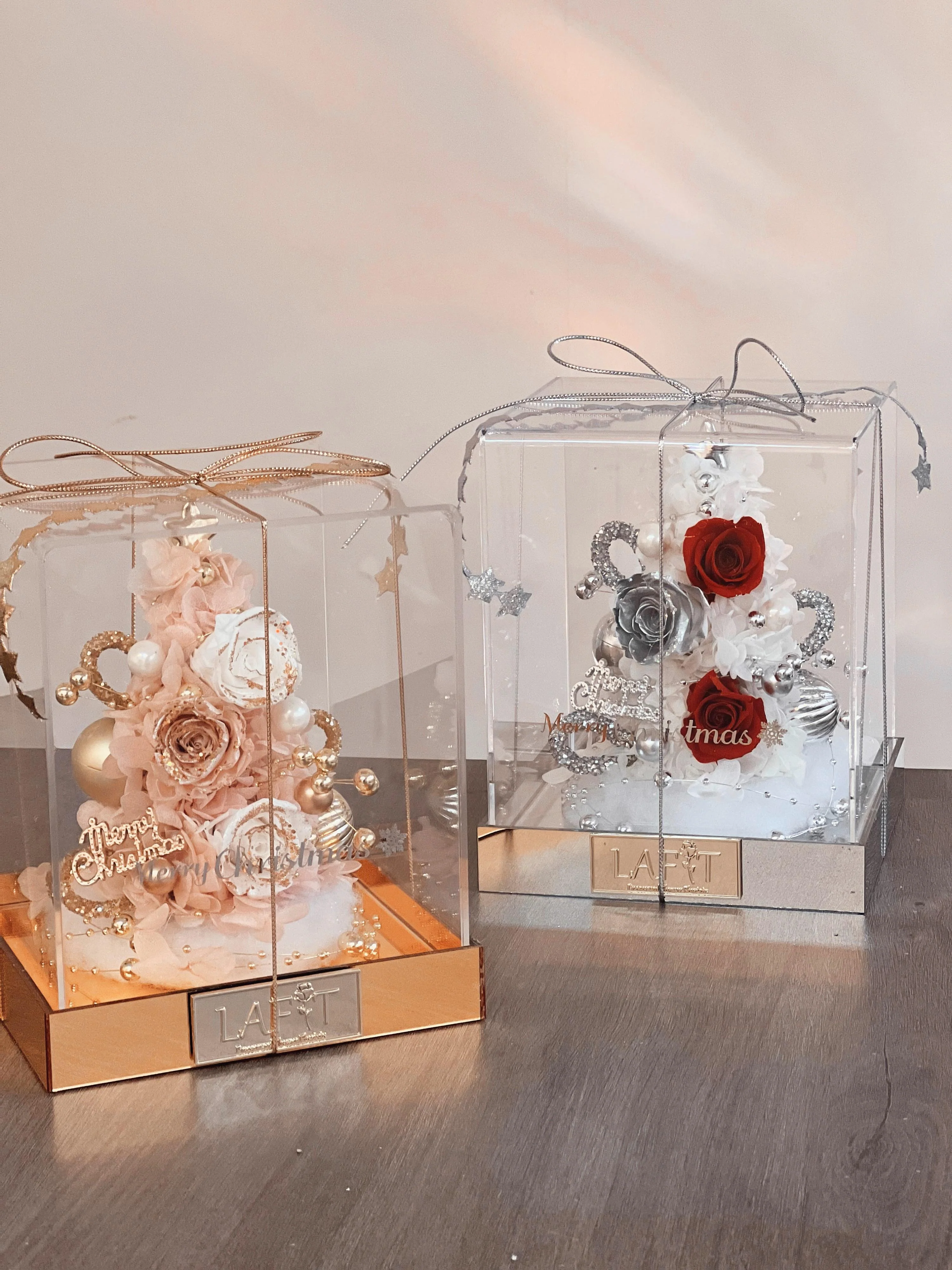 LAFIT 限定聖誕奇幻永生花藝擺設 · Christmas Miracle : Enchanted Sparkle - Sliver Glimmer