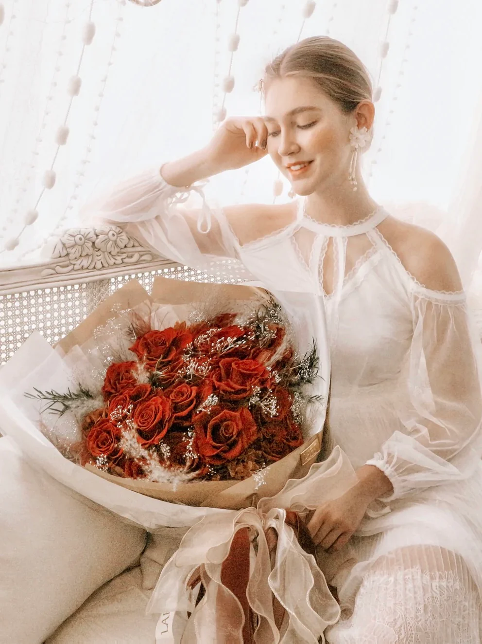 LAFIT奢華經典永生花束�?My Kinda Perfect系列 (DELUXE RED) 20 stems