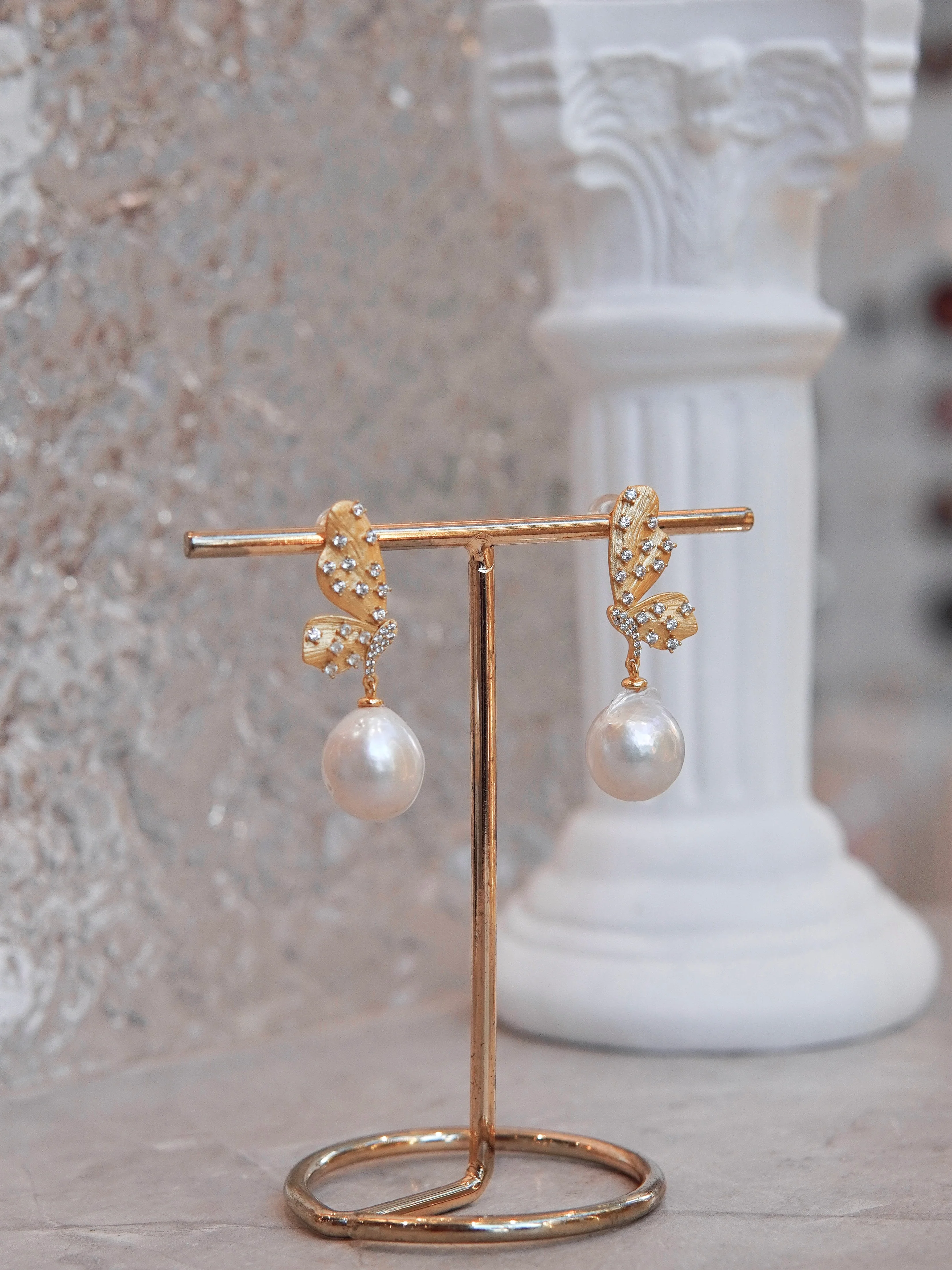 LAFIT �� Starlit Butterflies - Earrings ��荰����������h