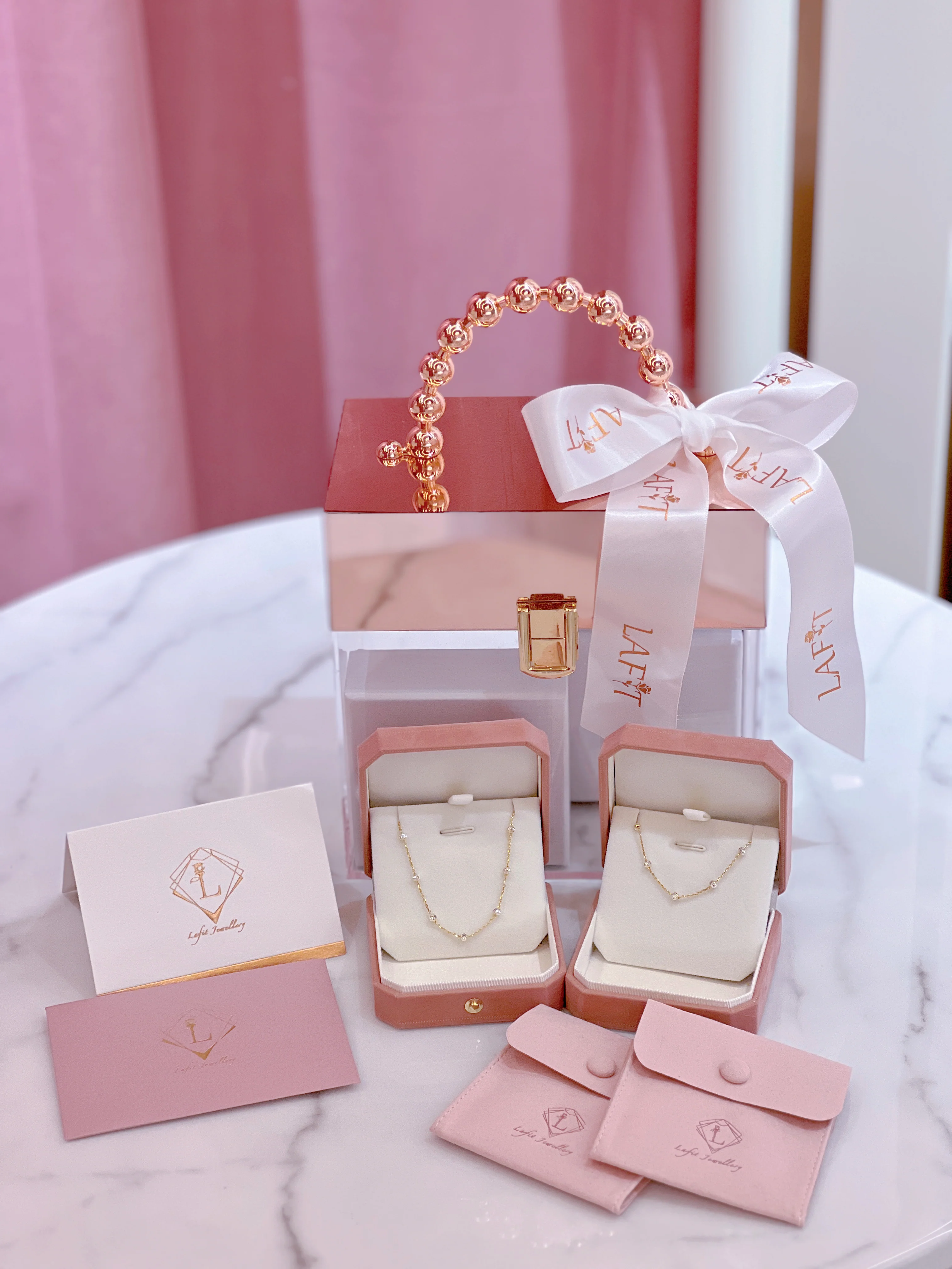 LAFIT· Shining Wish- Gift Set 意大利系列首飾套�?Necklace & Bracelet)
