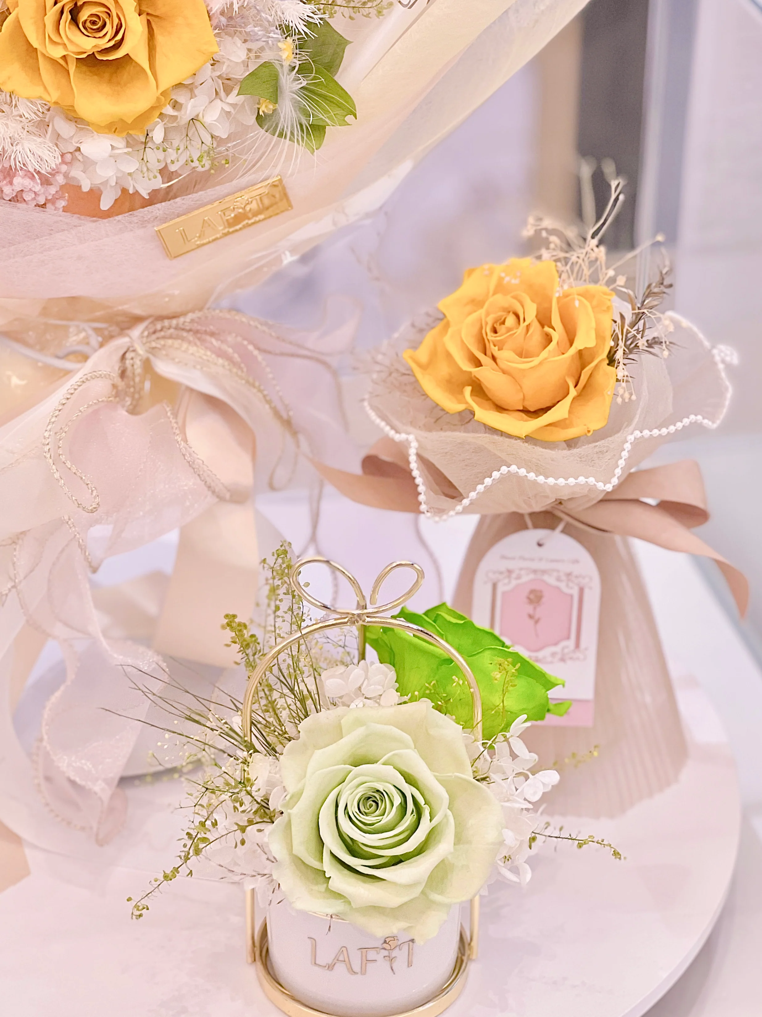 LAFIT 奢華經典花束 · BABY LOVE - Sunshine Yellow