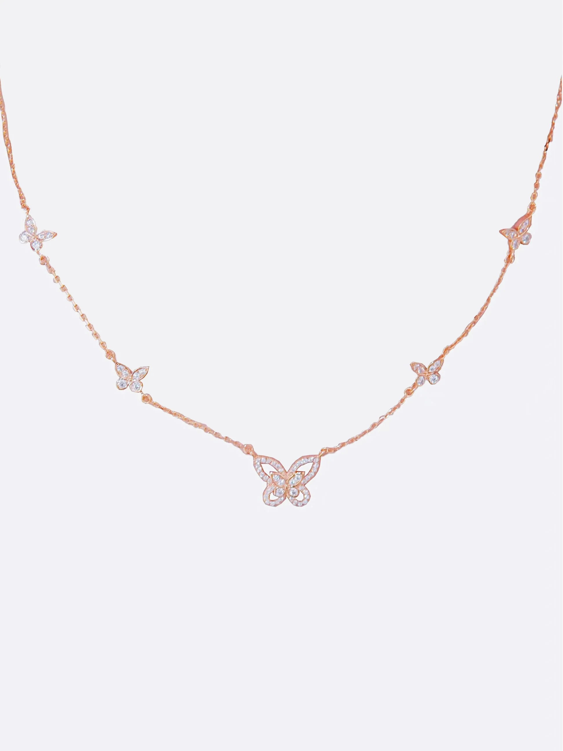 LAFIT �� Butterflies In My Heart - Necklace ��Ů�о��@�����i�