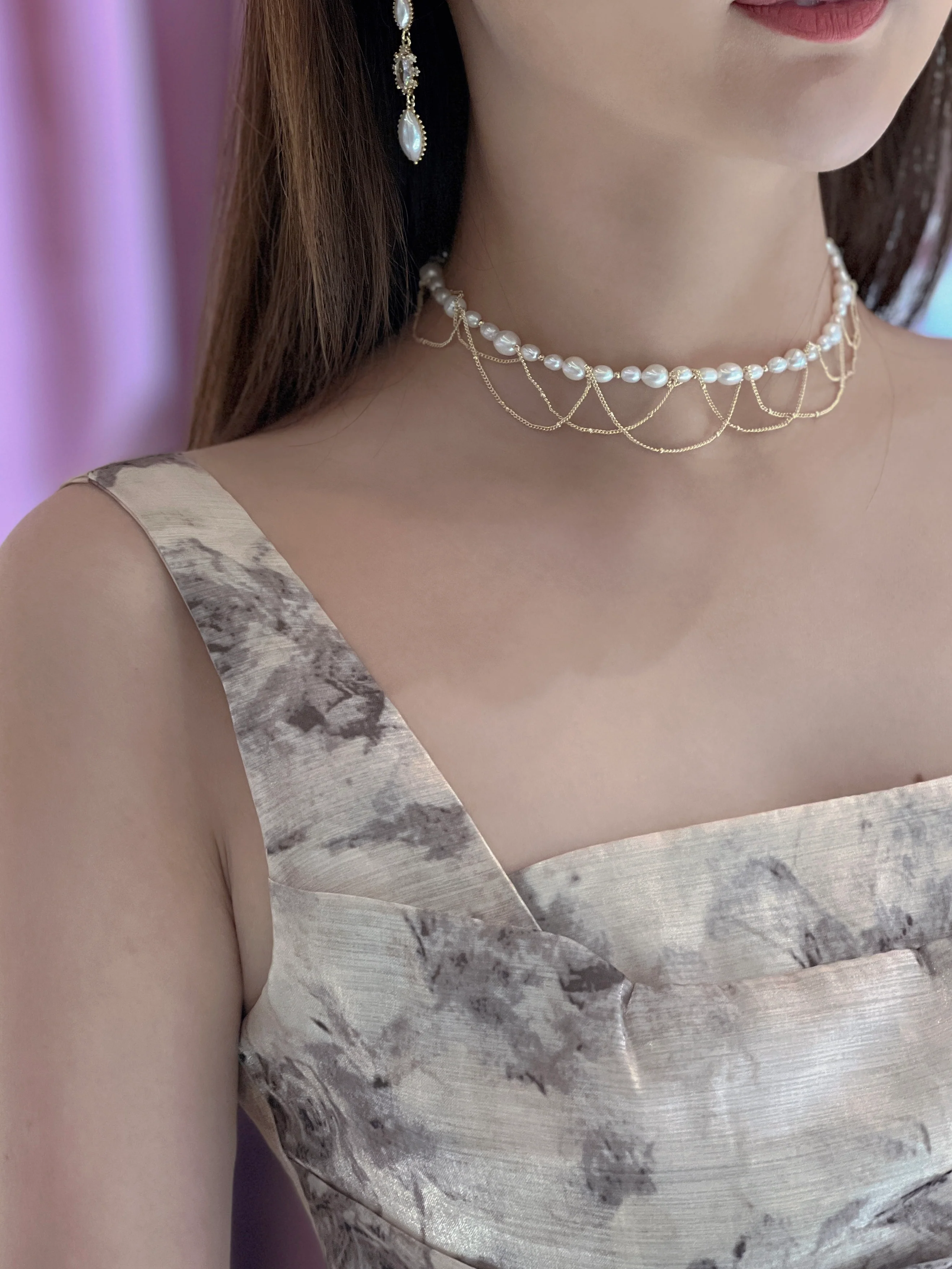 LAFIT· Ornate Event - Gift Set 華麗珍珠晚宴珠寶首飾套組