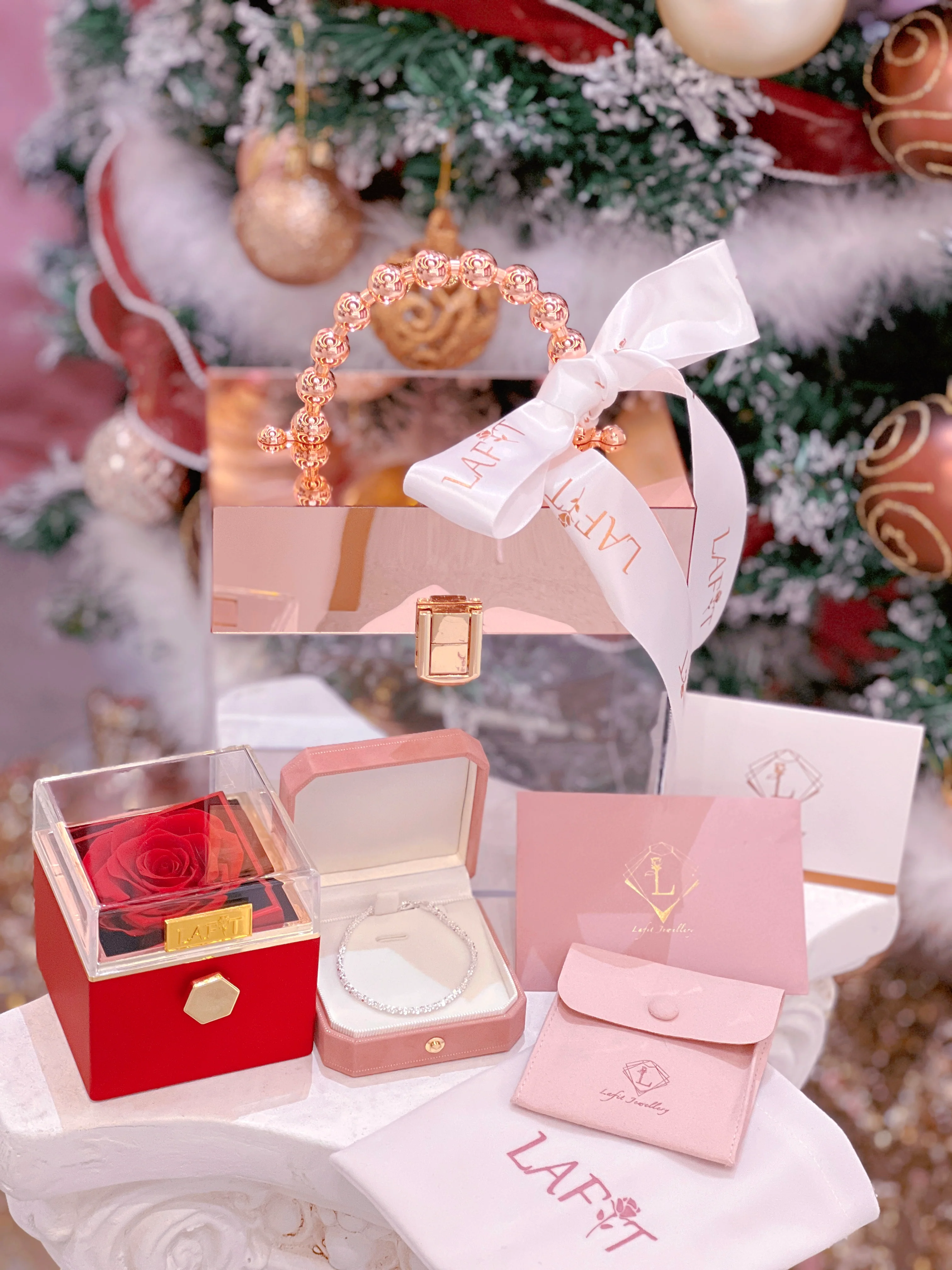 LAFIT·Snowflake - Gift Set 意大利系列首飾套�?Necklace & Bracelet)