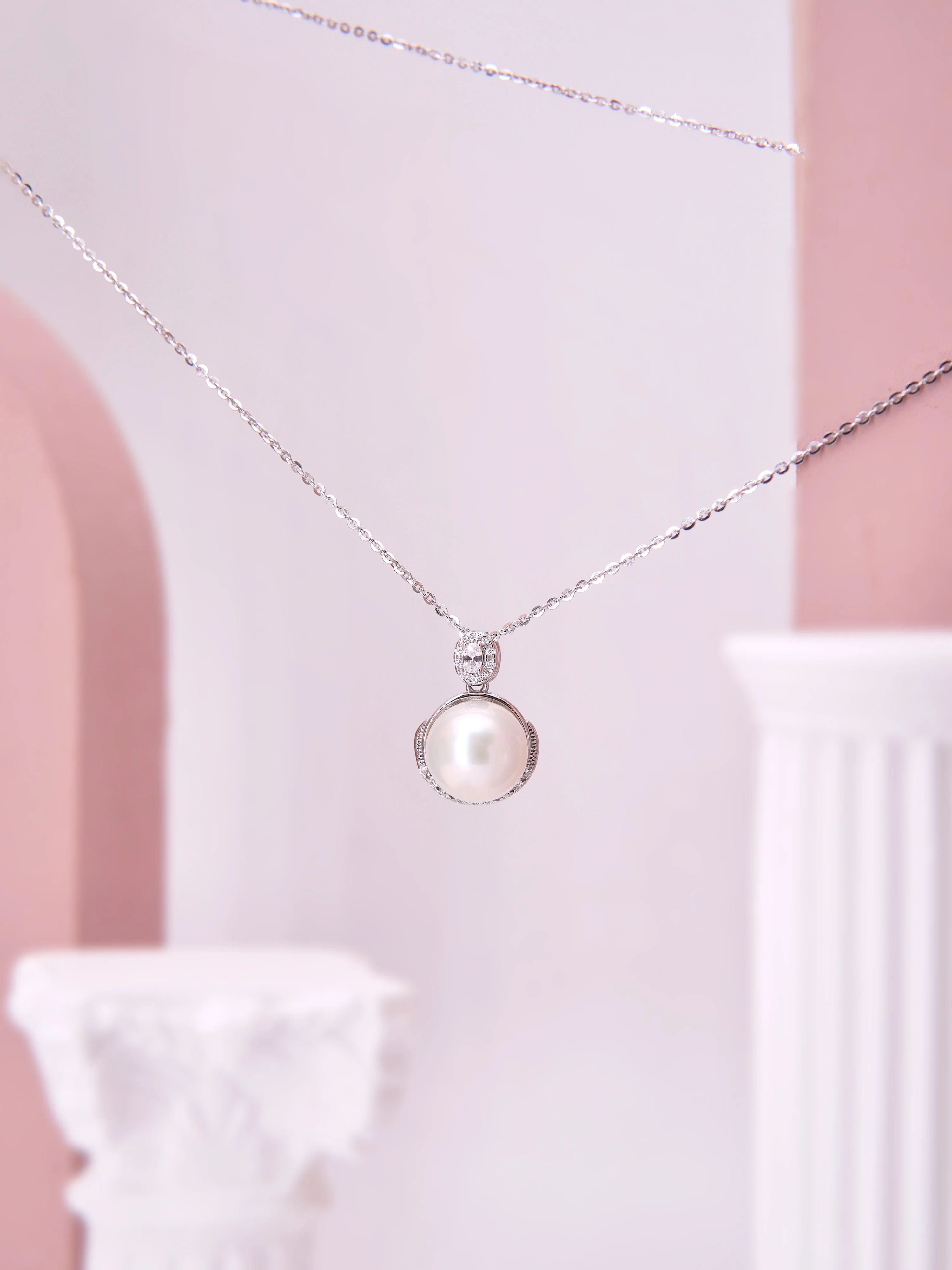 LAFIT�� Pearl Moon - Necklace ���Ś��|�����i�