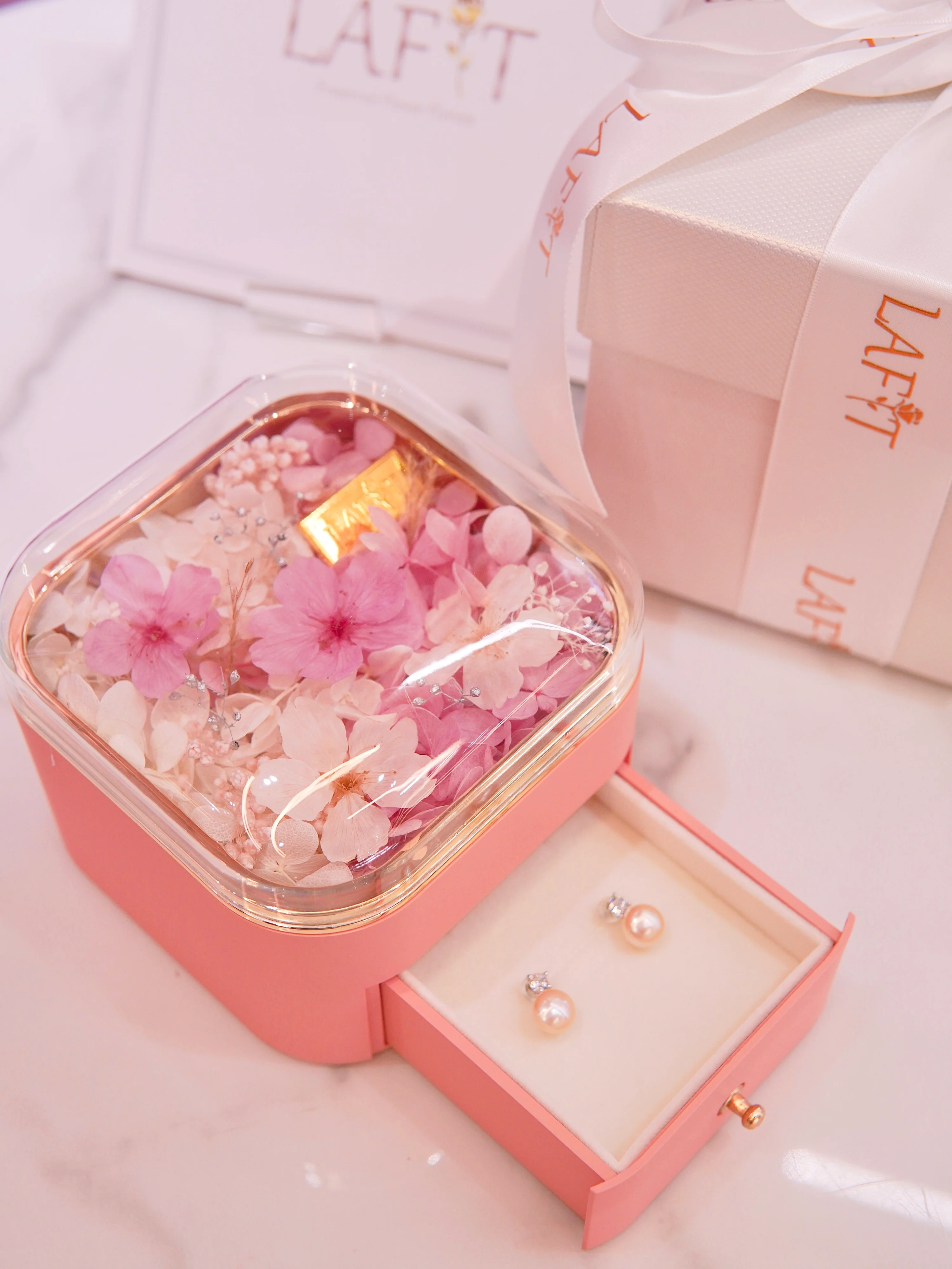 LAFIT�� Misty Drops - Earrings ��ɸ�С�ɵ�ˮ����h