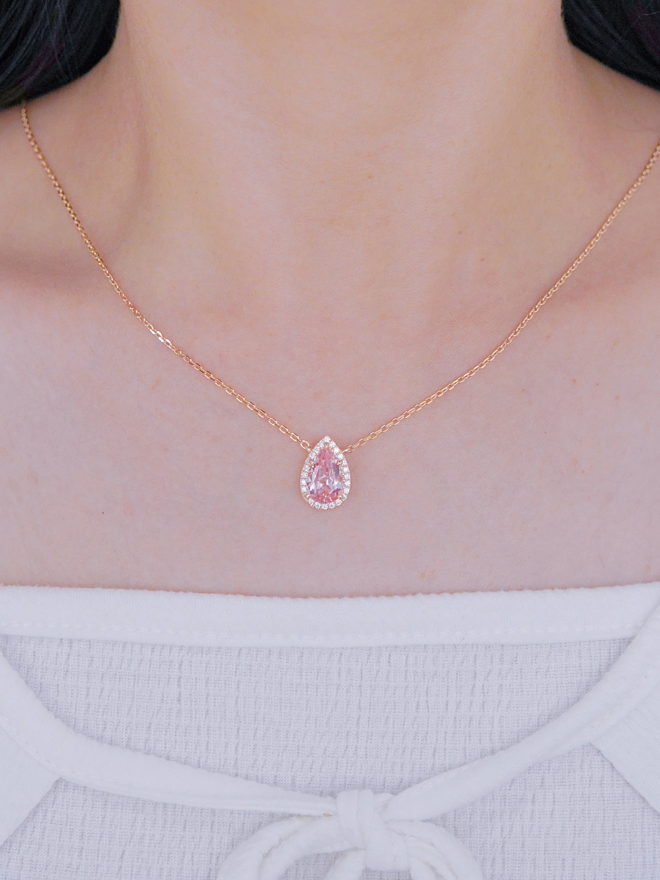 LAFIT��Unicorn Tears - Necklace �ȷ�ɫˮ��Ħ��ʯ�i�