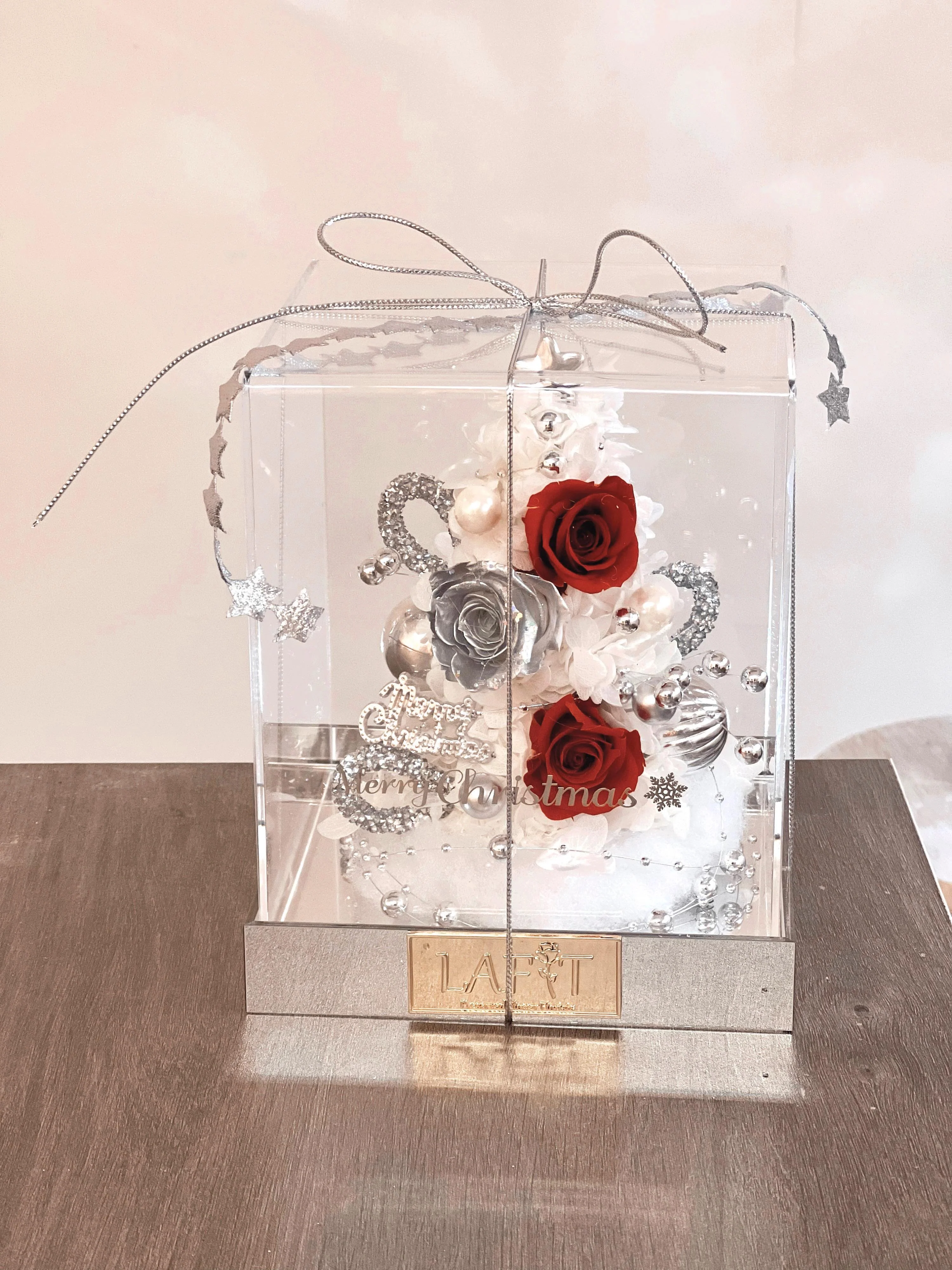 LAFIT 限定聖誕奇幻永生花藝擺設 · Christmas Miracle : Enchanted Sparkle - Sliver Glimmer