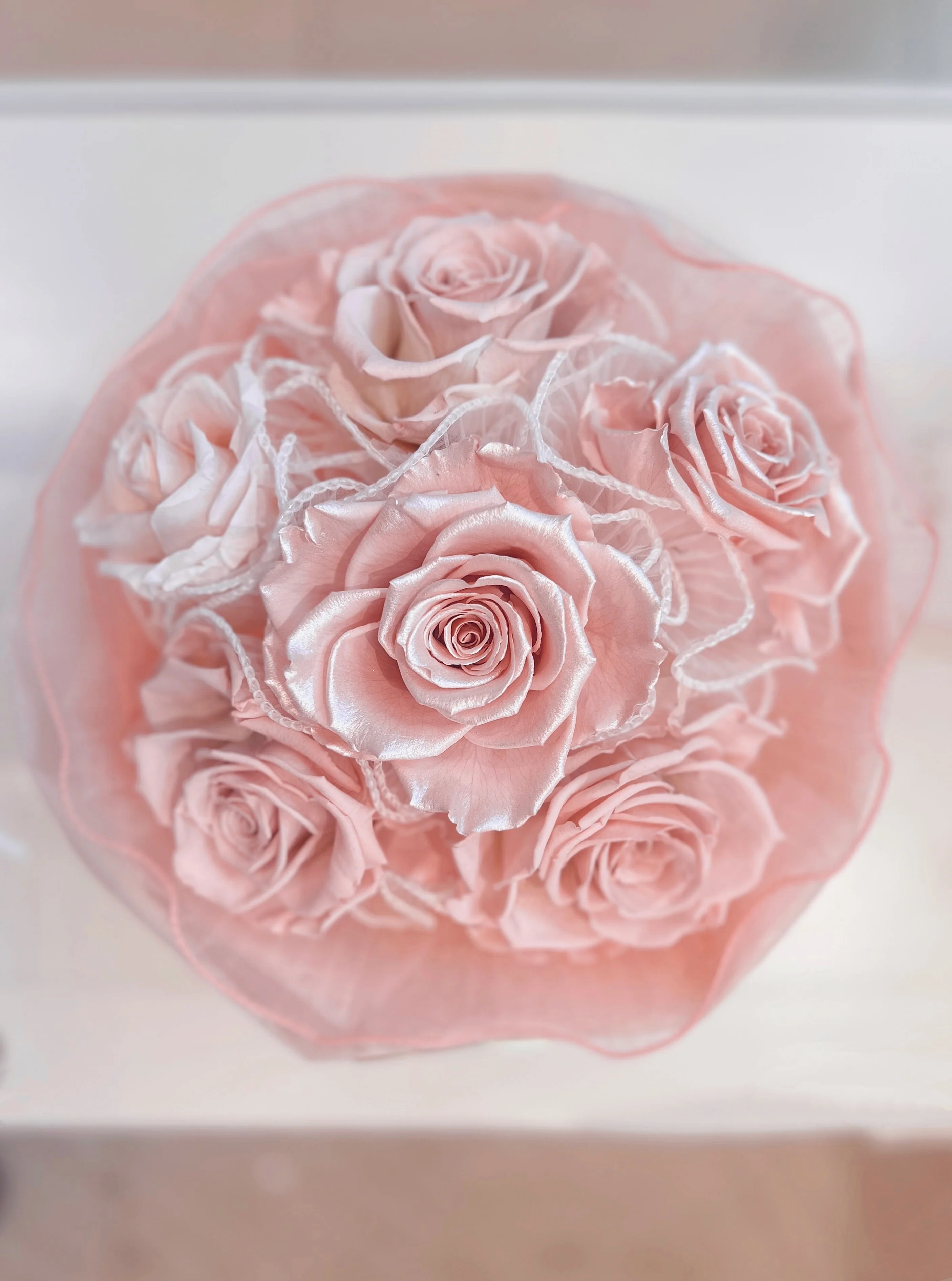 LAFIT夢幻仙氣永生花束 �?Cotton Candy系列 (Pastel Pink)