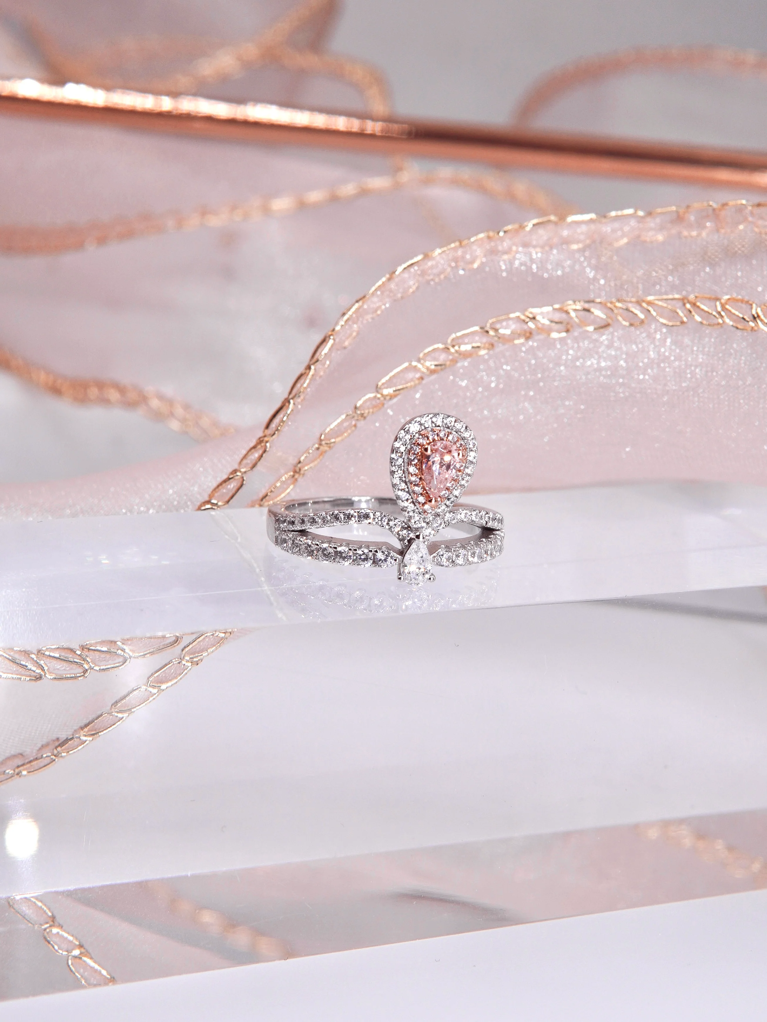 LAFIT�� Goddess Destiny - Ring ˮ���ͷ��Ů��ʯ��ָ