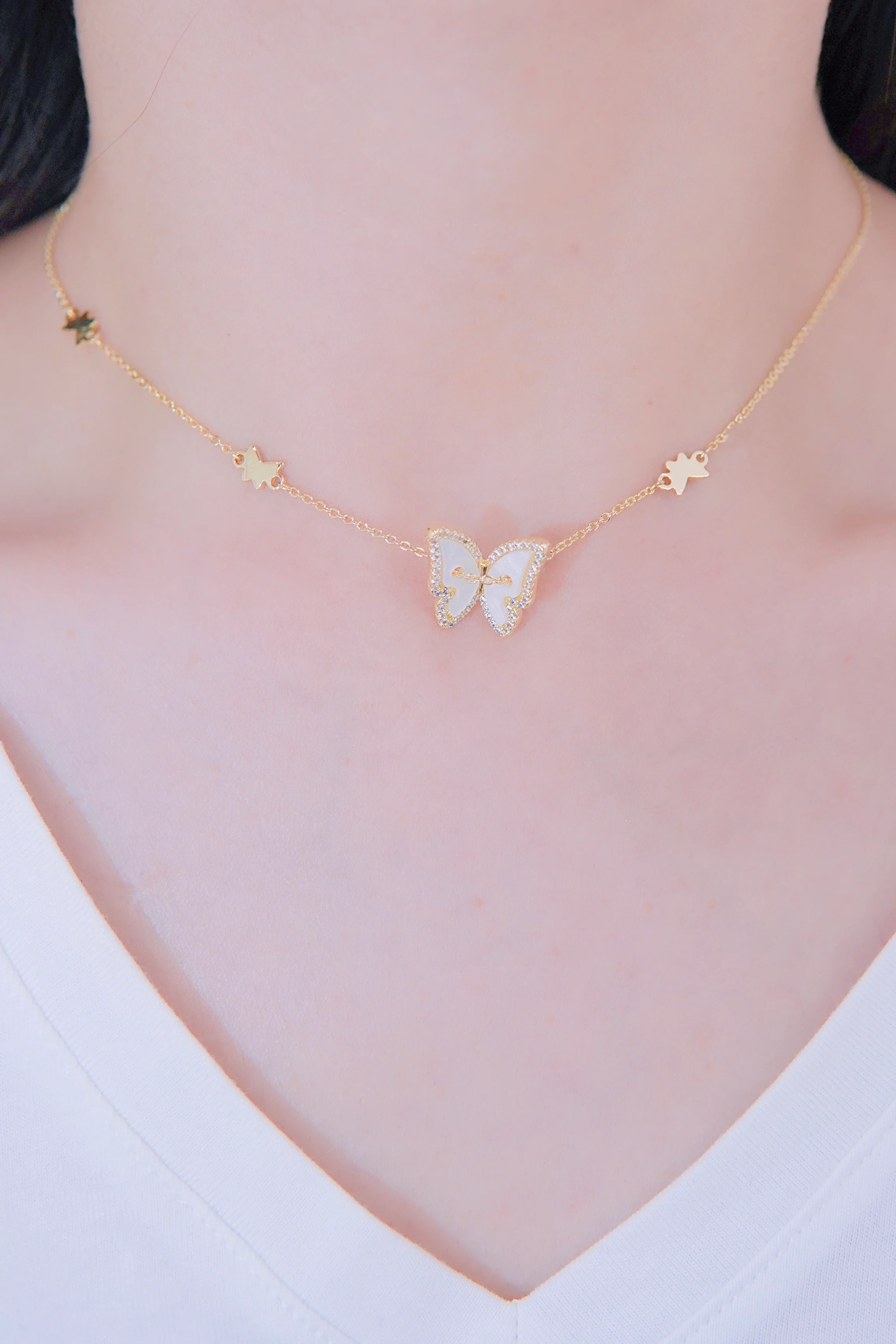 LAFIT �� Dancing Butterflies - Necklace ��ʽ�F������i�