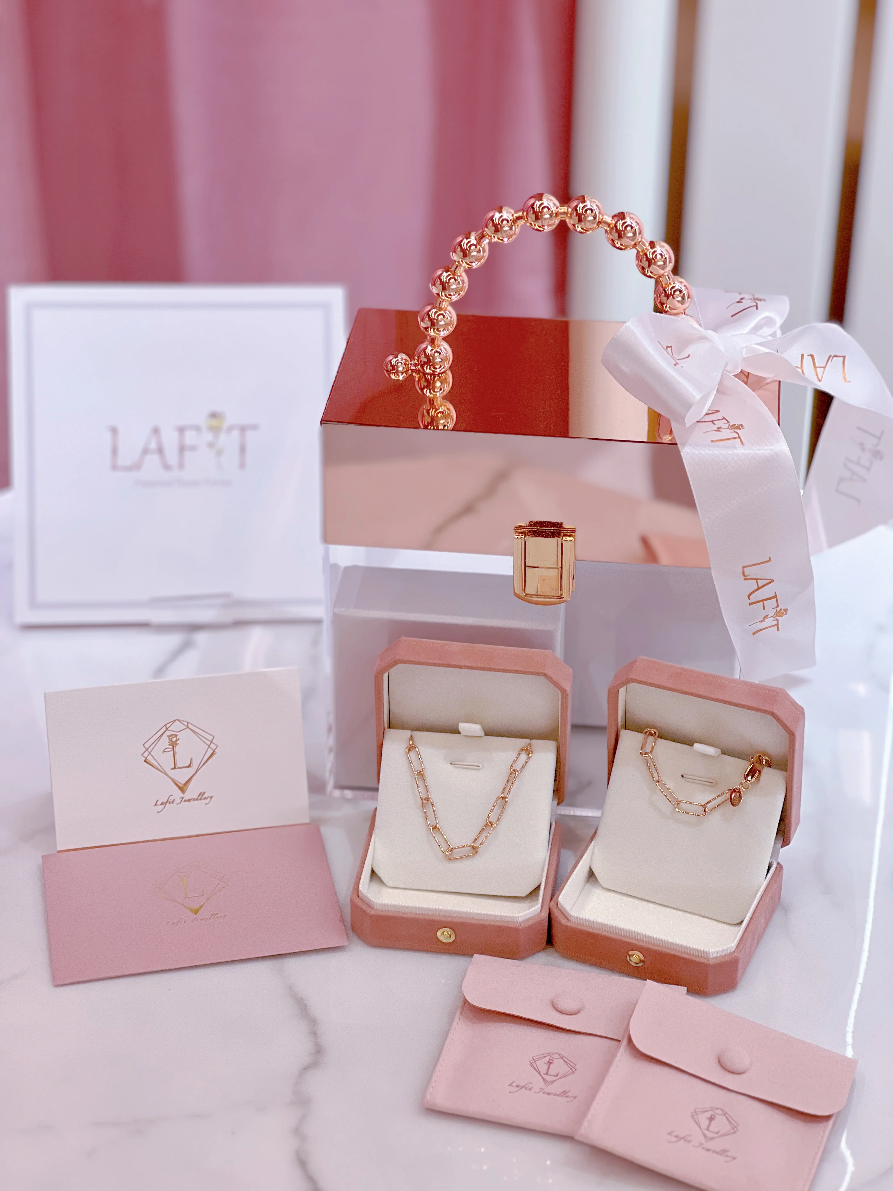 LAFIT· Memory Chain - Gift Set 意大利系列首飾套�?Necklace & Bracelet)