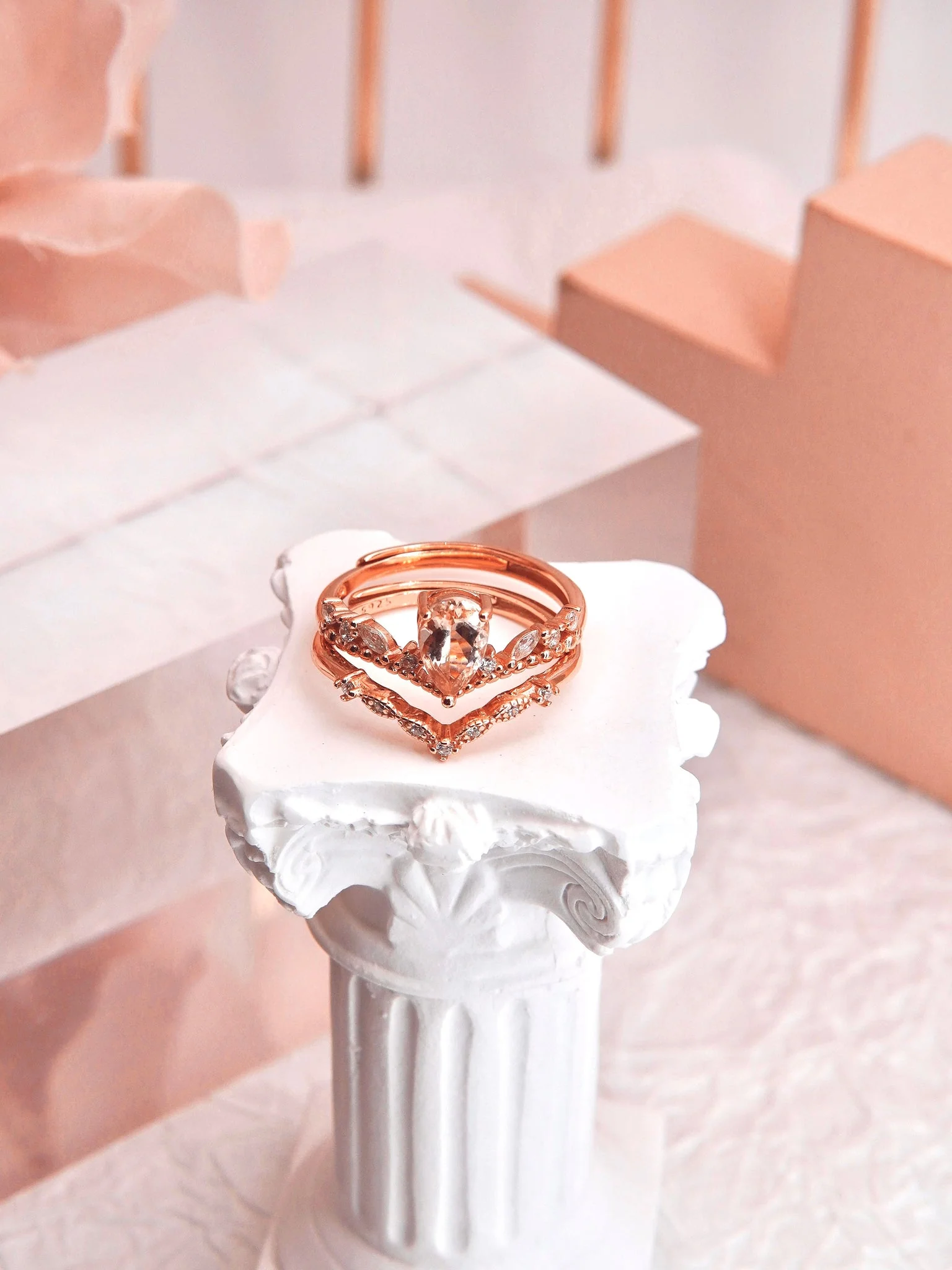 LAFIT �� Steady Love - Ring ���دB���p��Ħ��ʯ��ָ