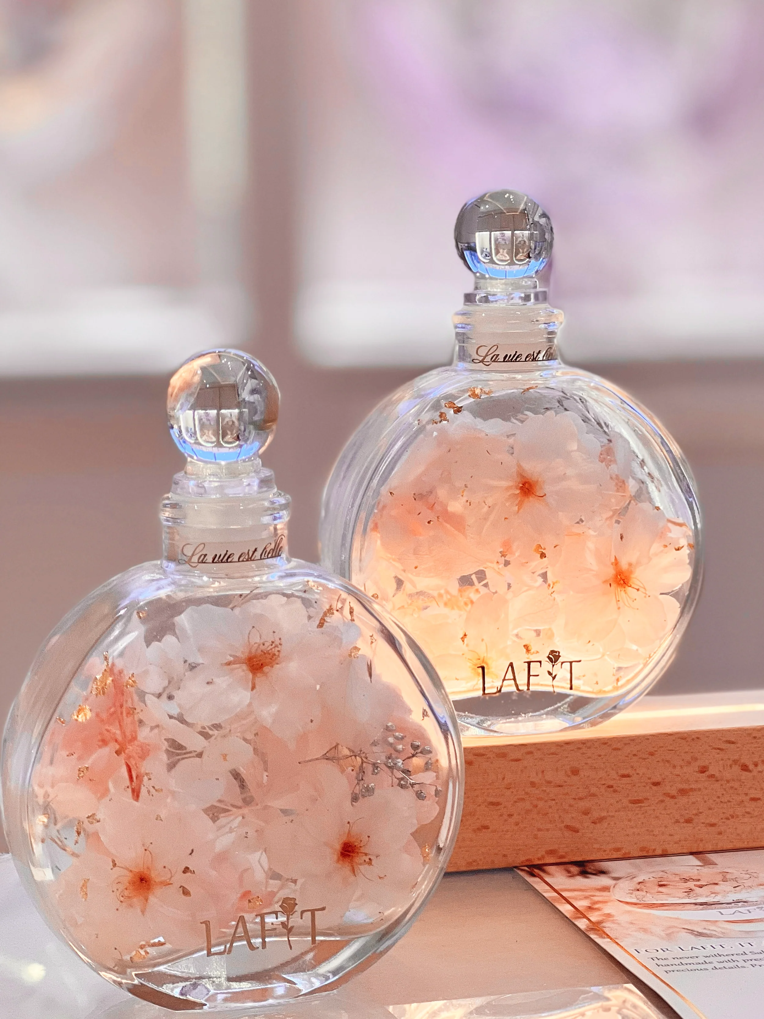 LAFIT 夢幻仙氣永生花藝擺設 · Sakura Fairy