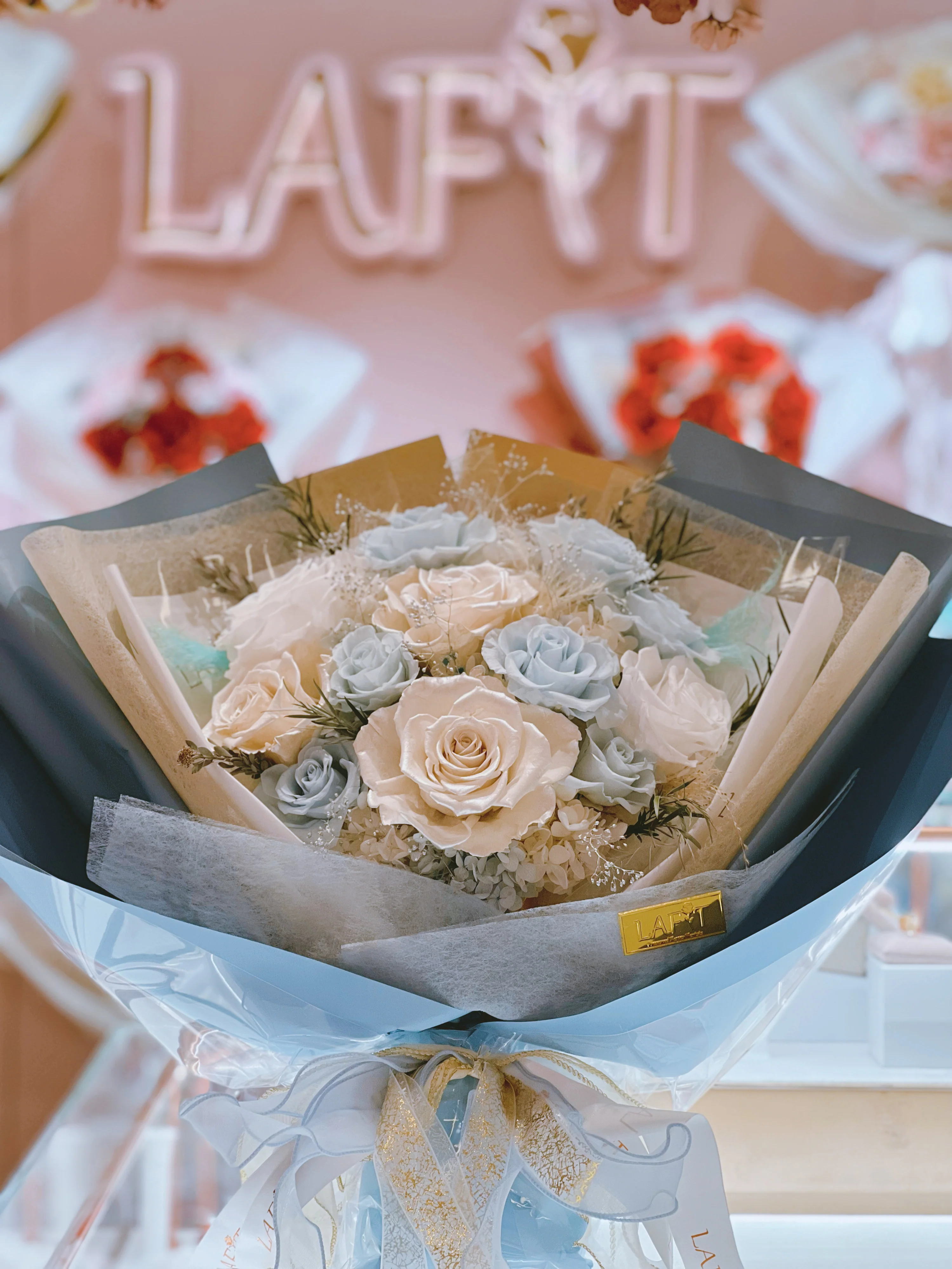 LAFIT明星首選永生花束�?My Kinda Perfect系列 (Tiffany Blue)