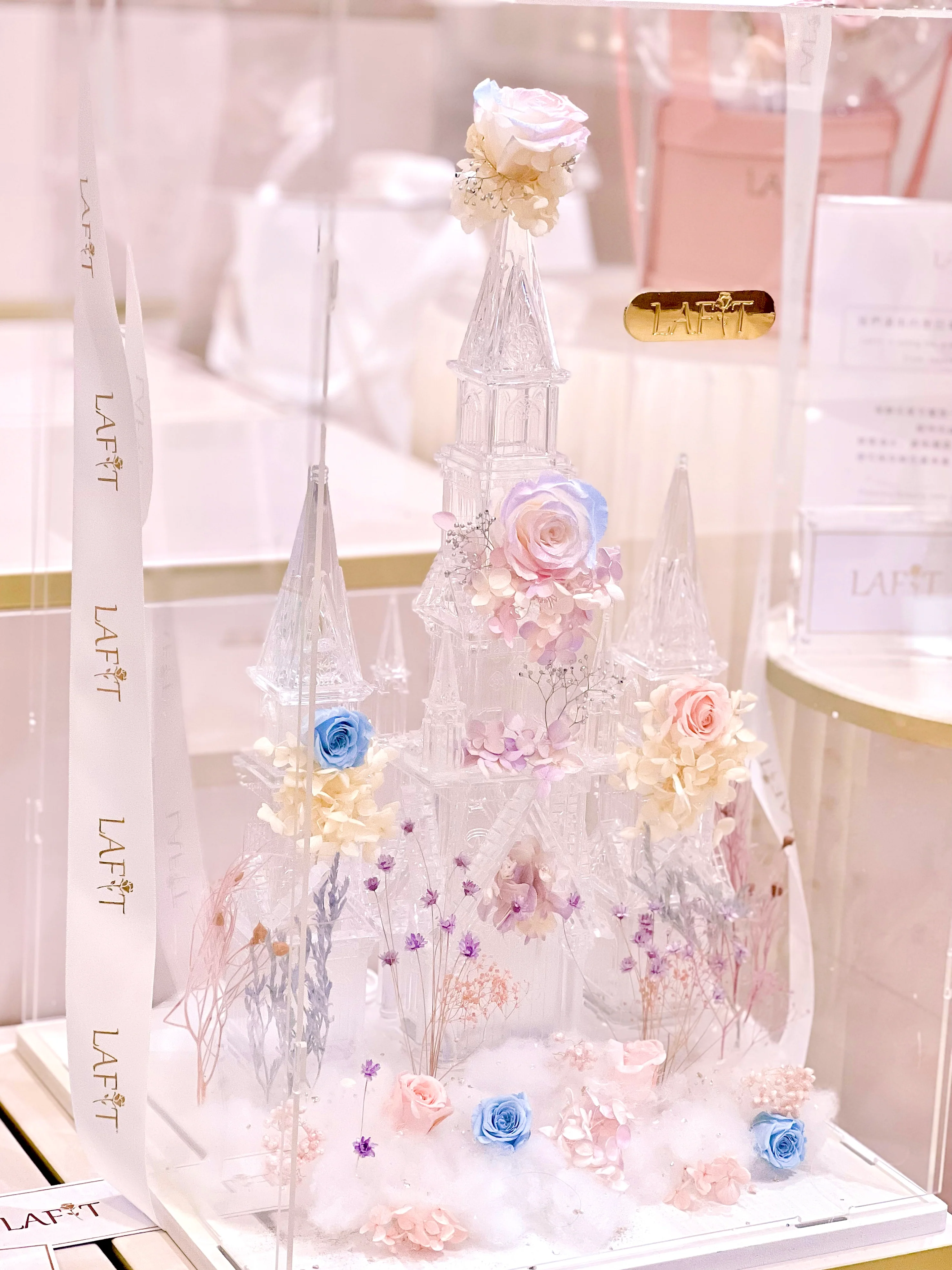 LAFIT 獨家永生玫瑰花城�?· Romantic Rose Castle ( Unicorn )