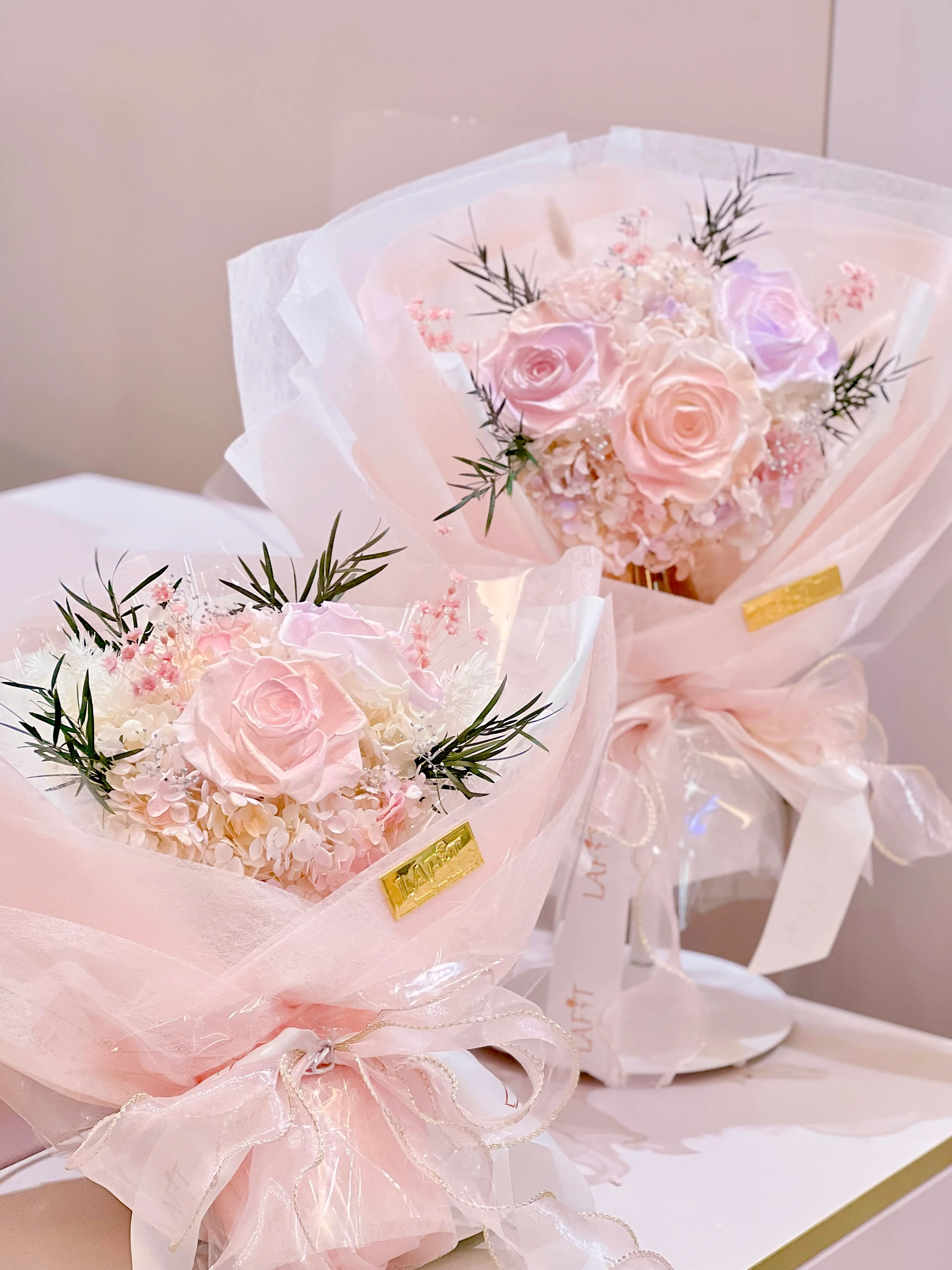 LAFIT法式浪漫永生花束 �?EVERLASTING LOVE- Sweet Lilac - S