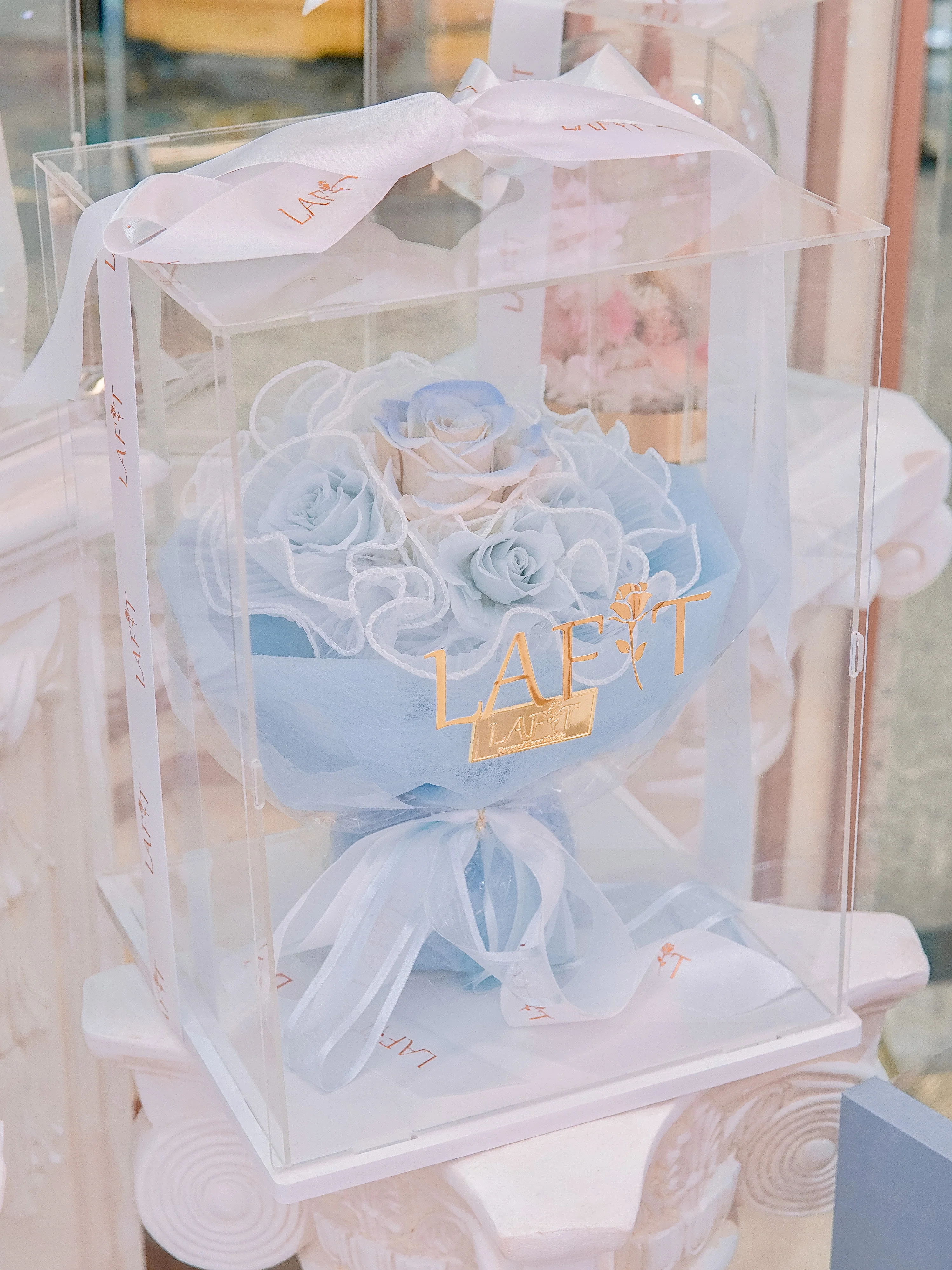 LAFIT夢幻仙氣永生花束 �?Cotton Candy系列 (Pastel Pink)