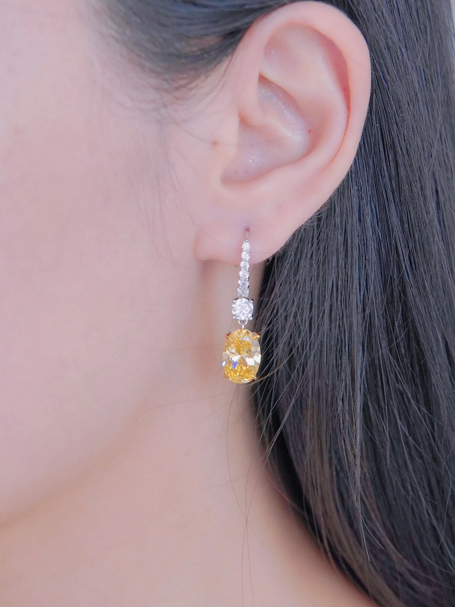 LAFIT�� Queen of Fairyland - Earrings ��Honey Yellow��