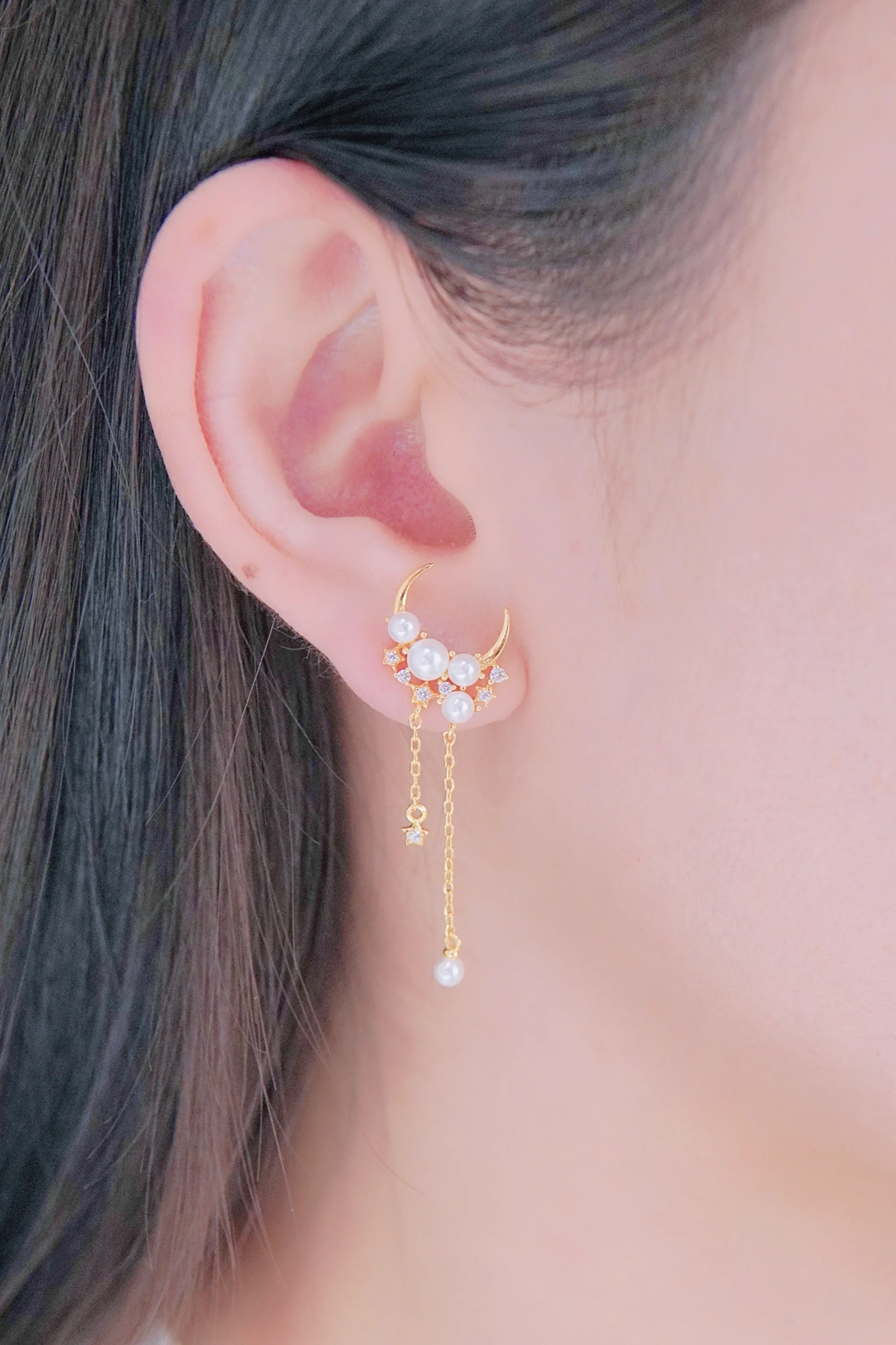 LAFIT �� Moon Fairy - Earrings ��������������h