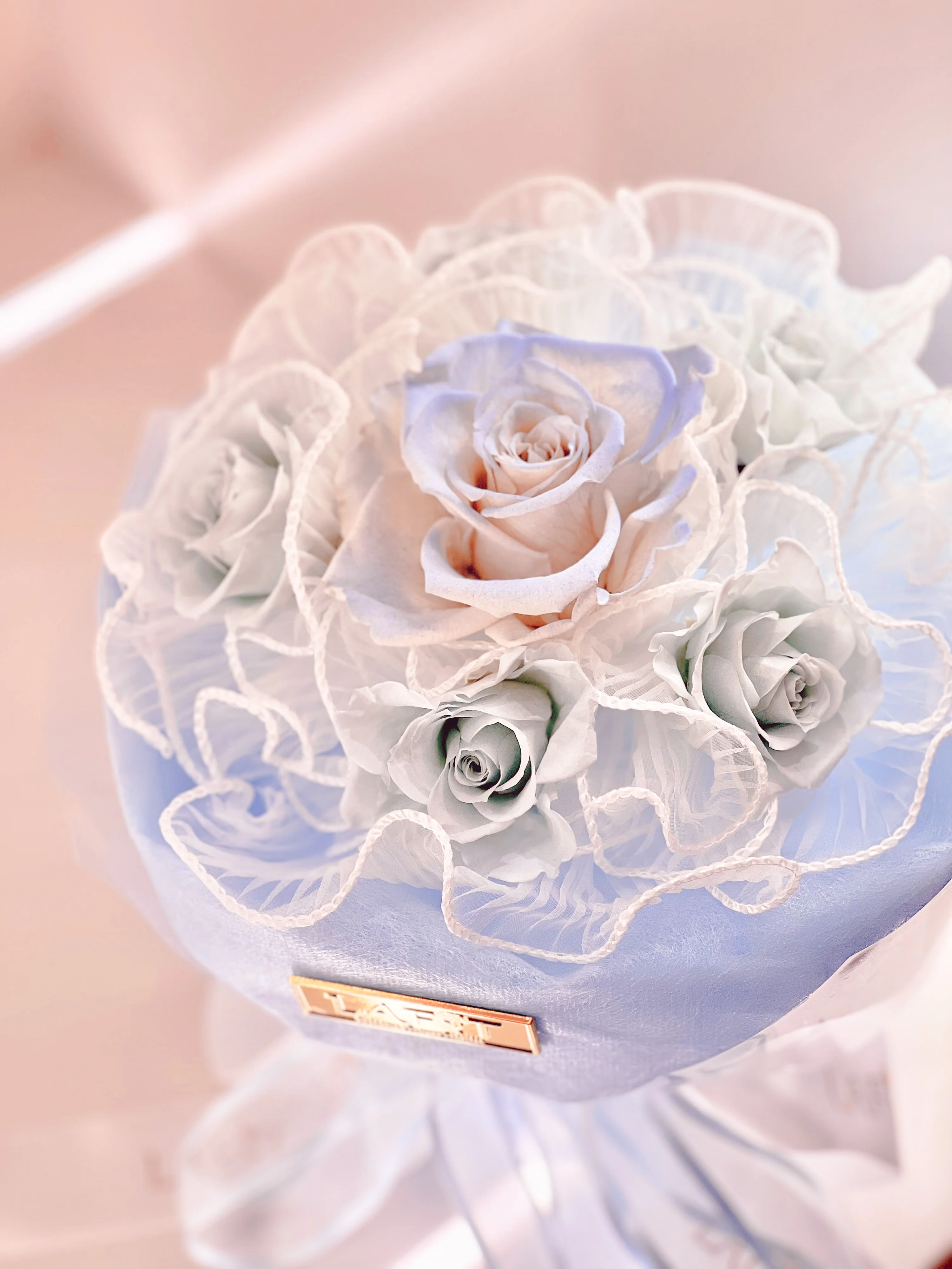 LAFIT夢幻仙氣永生花束 �?Cotton Candy系列 (Airy Blue)