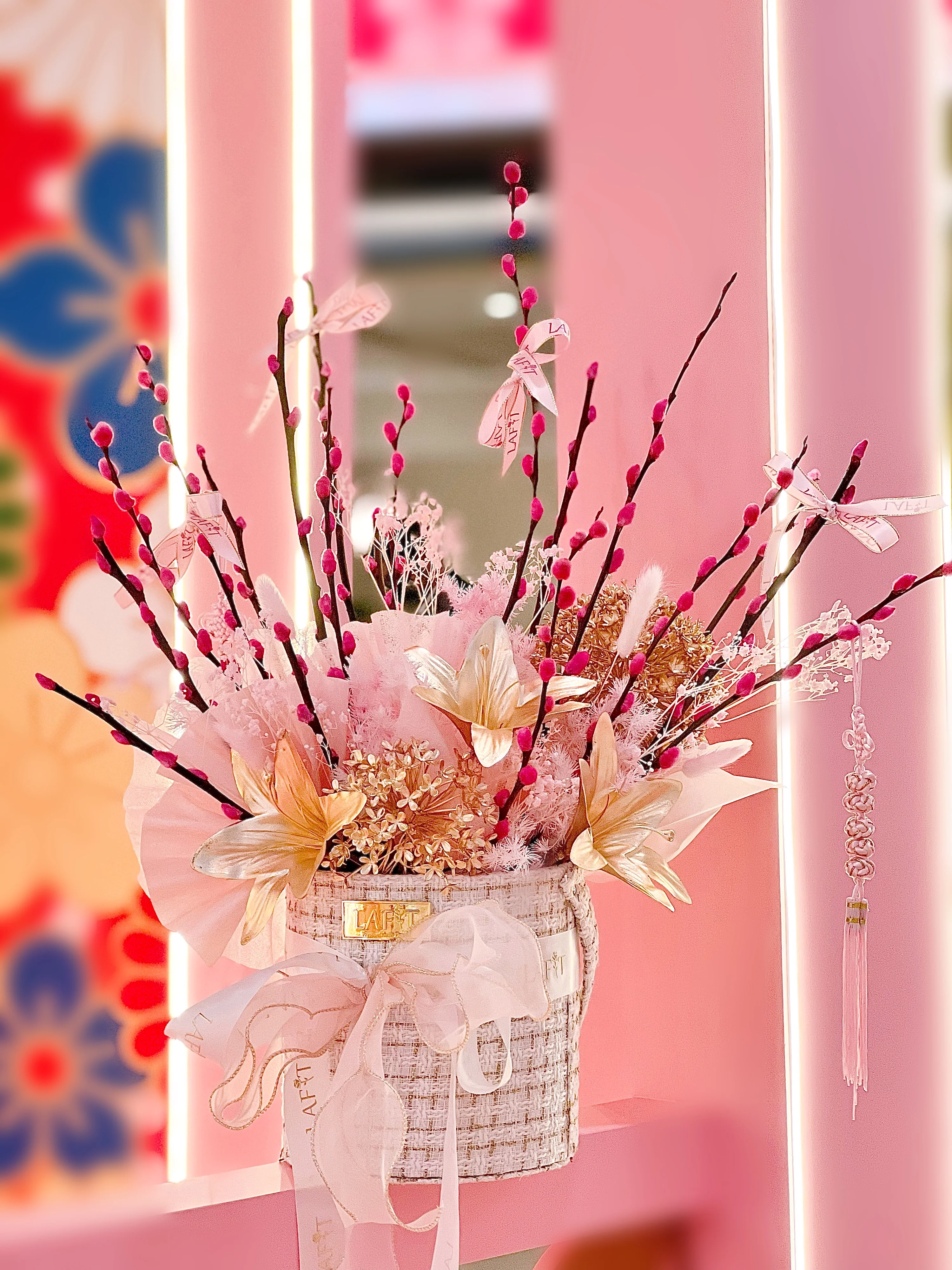 LAFIT 兔年特別限定花藝擺設 · Joy of Pink