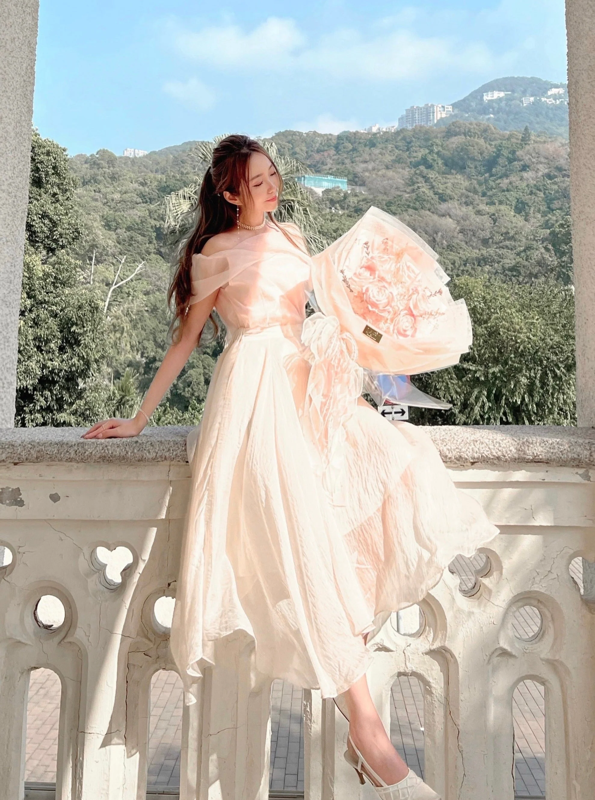 LAFIT夢幻浪漫櫻粉色永生花�?�?The Romance Express系列 (Falling into sweetness- Las Coloradas)