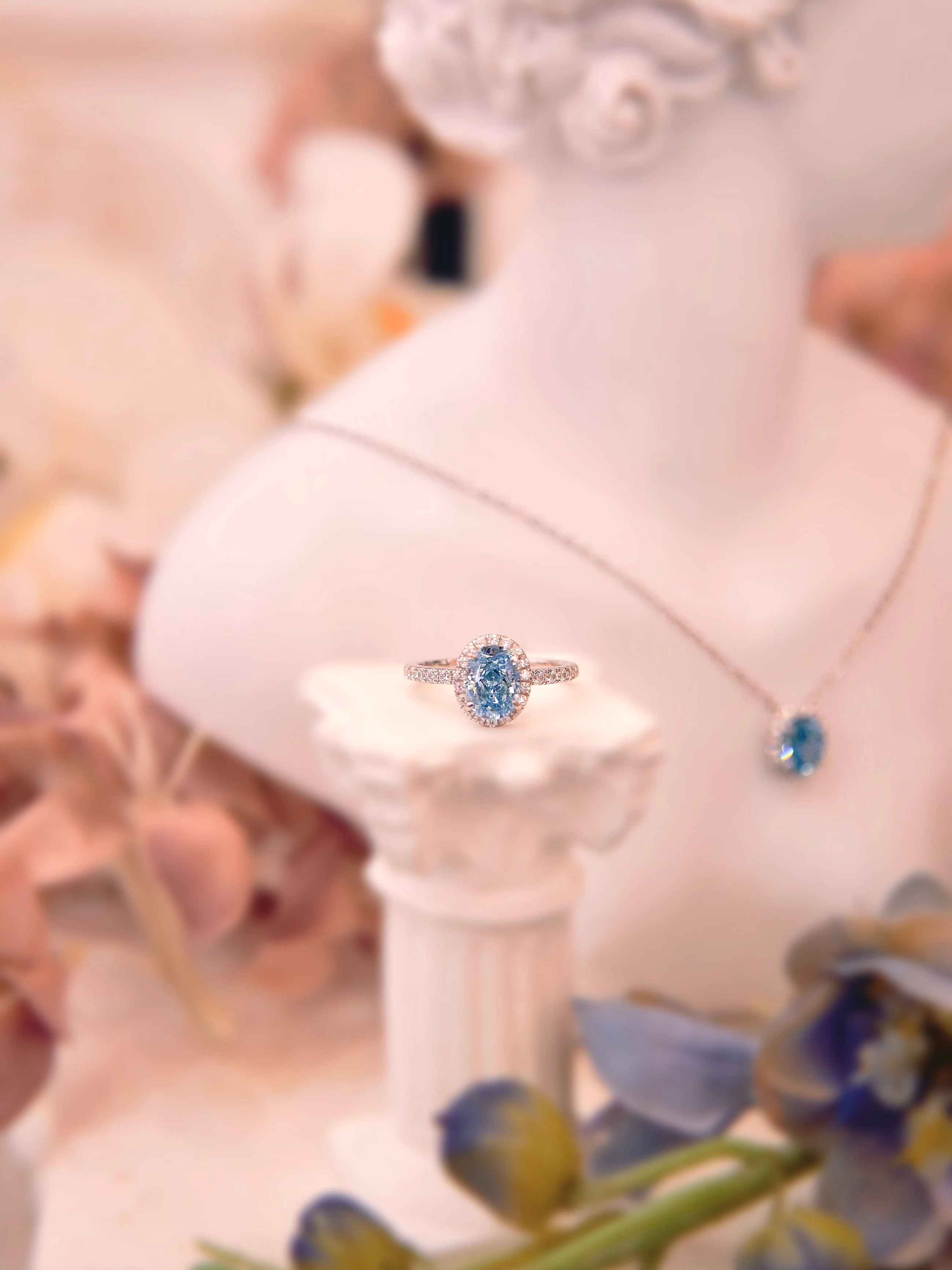 LAFIT �� Blue Moon - Ring ��{���貌�ʯ��ָ