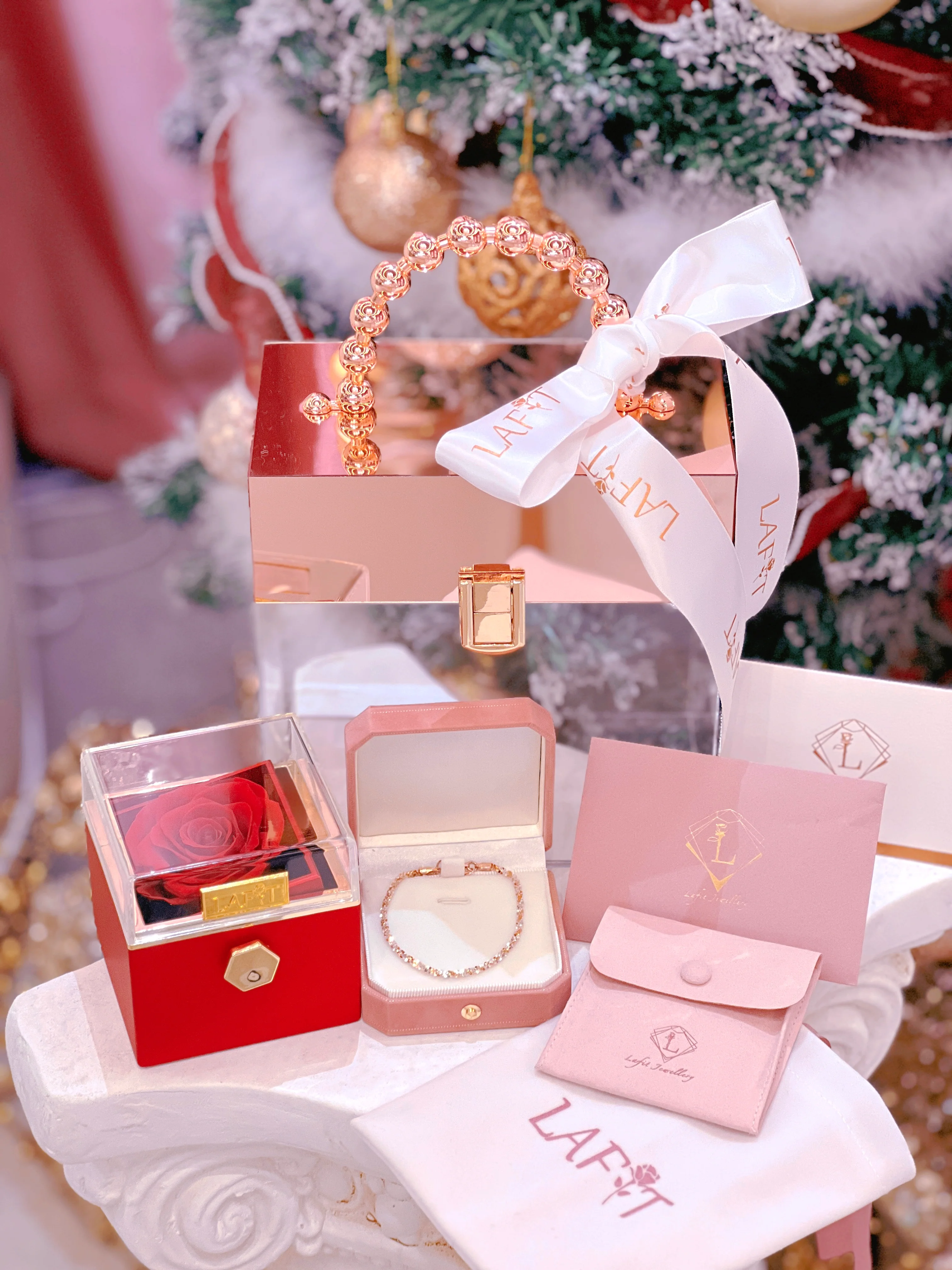 LAFIT·Snowflake - Gift Set 意大利系列首飾套�?Necklace & Bracelet)