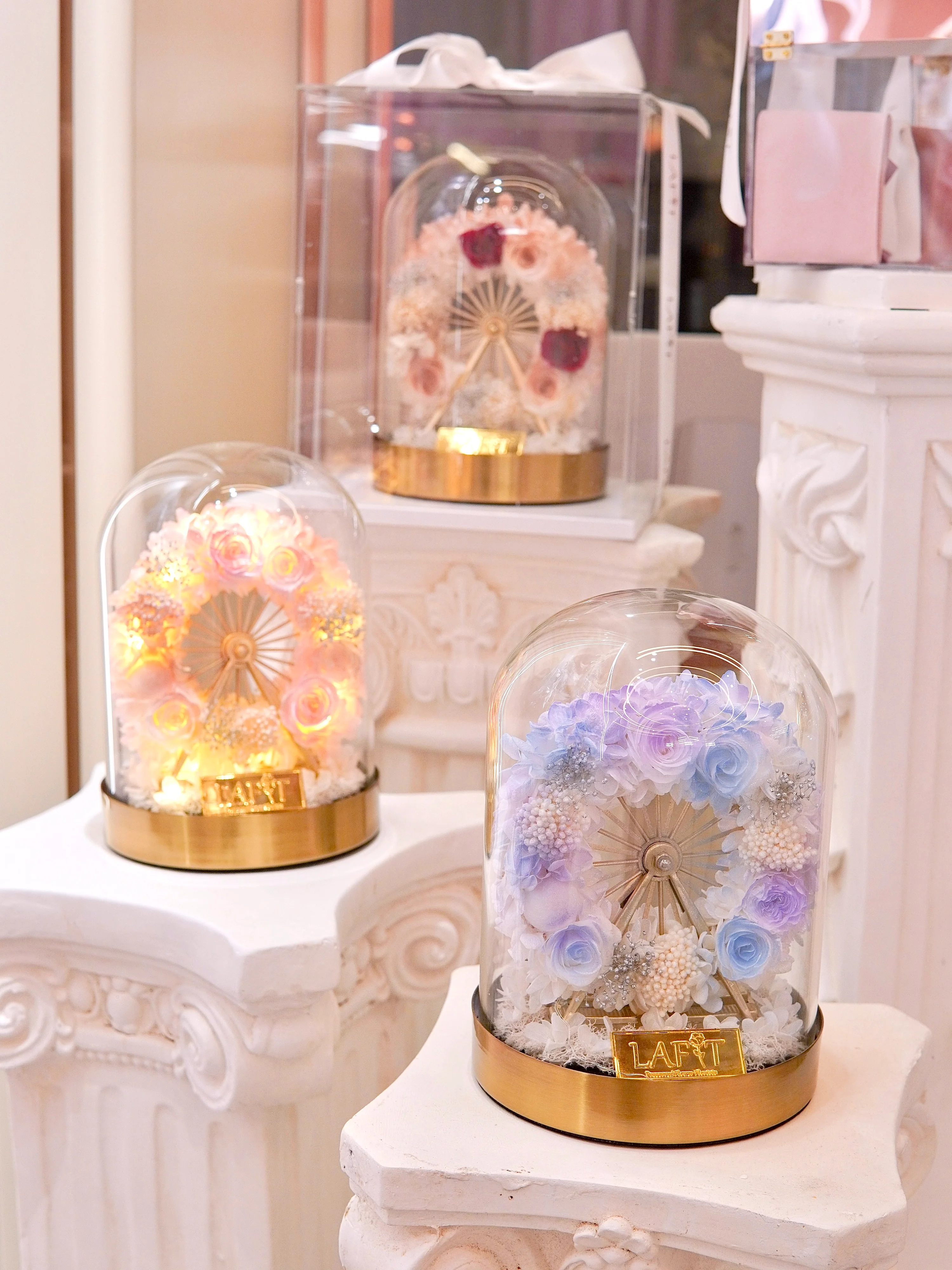 LAFIT 夢幻仙氣永生花藝擺設 · Snowy Fairyland - Lilac Crystal