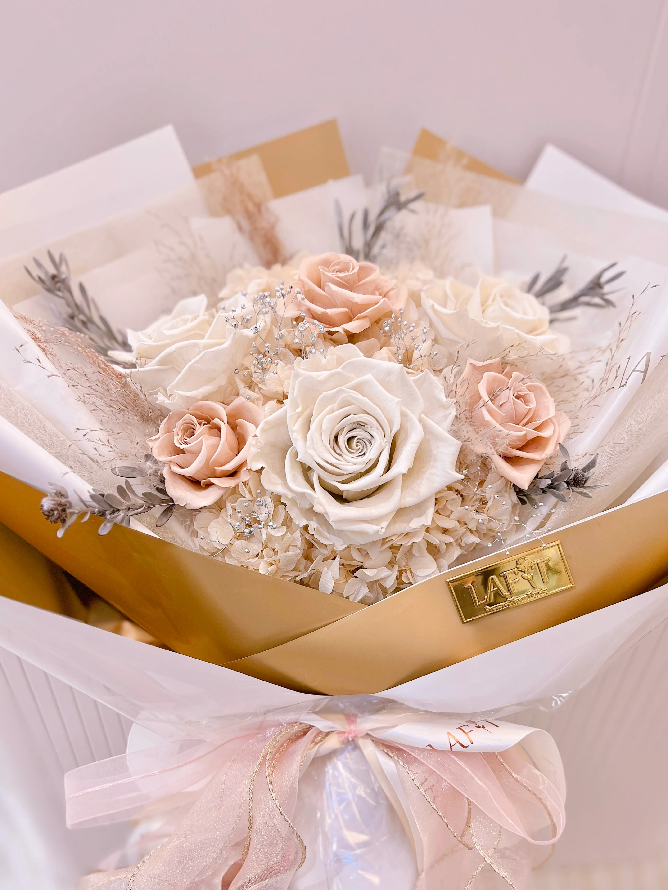 LAFIT法式優雅永生花束 �?Sunrise kiss