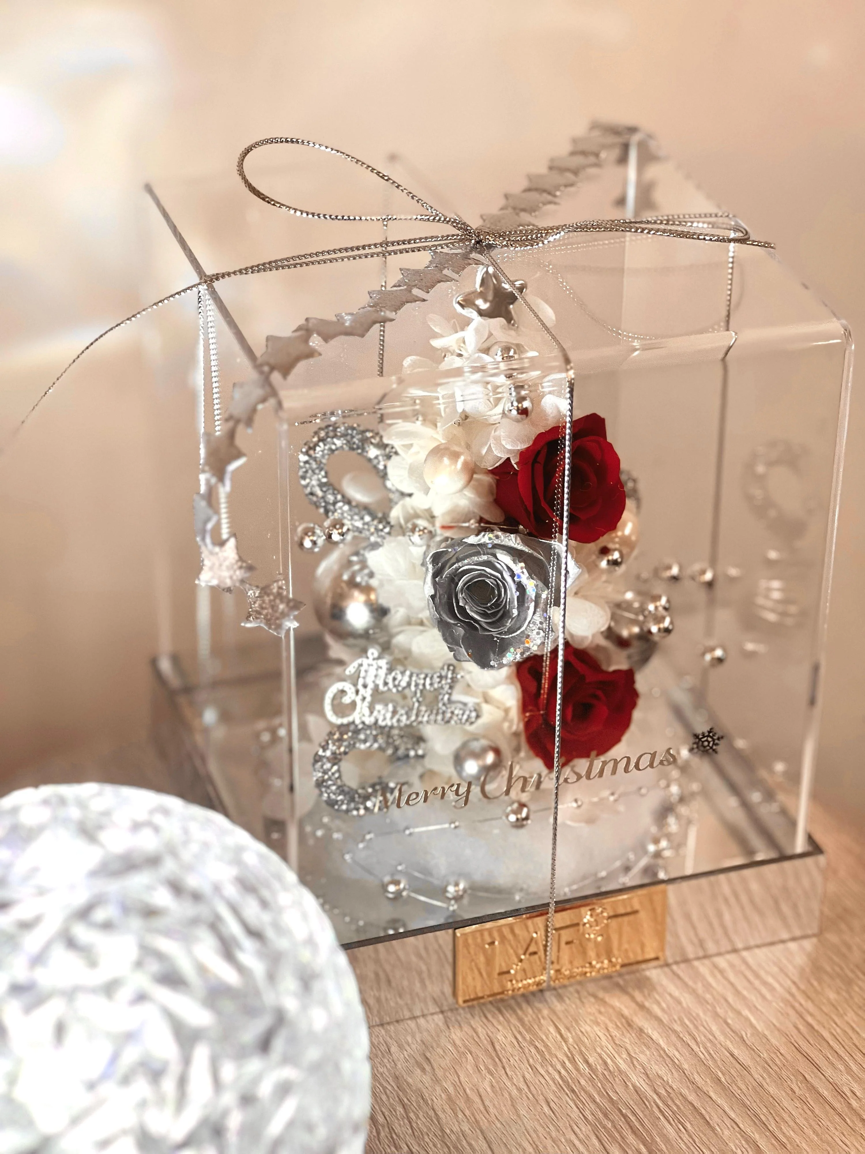 LAFIT 限定聖誕奇幻永生花藝擺設 · Christmas Miracle : Enchanted Sparkle - Sliver Glimmer