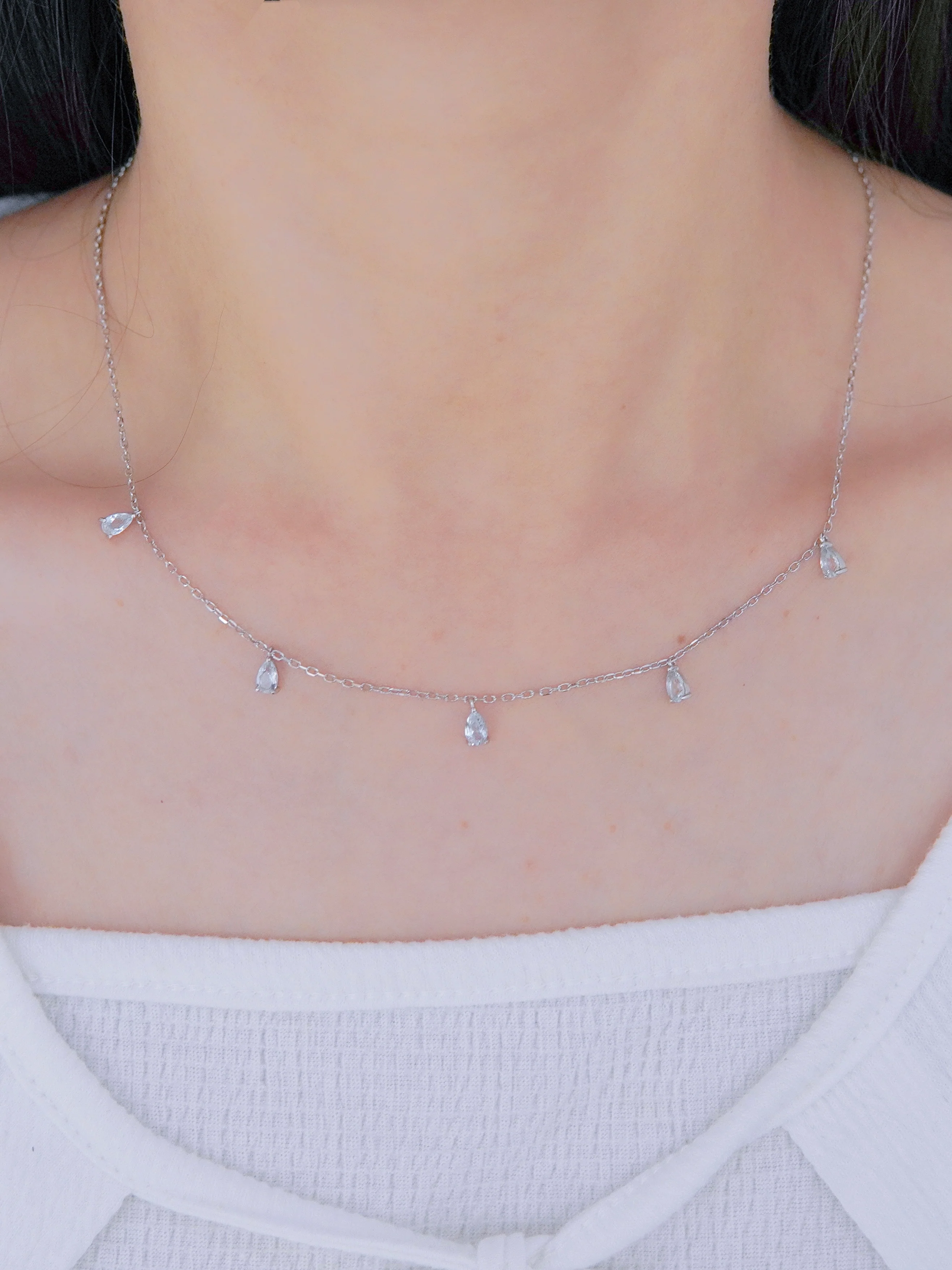 LAFIT �� Blue Drops - Necklace �ɚ⺣�{��ʯ�i�
