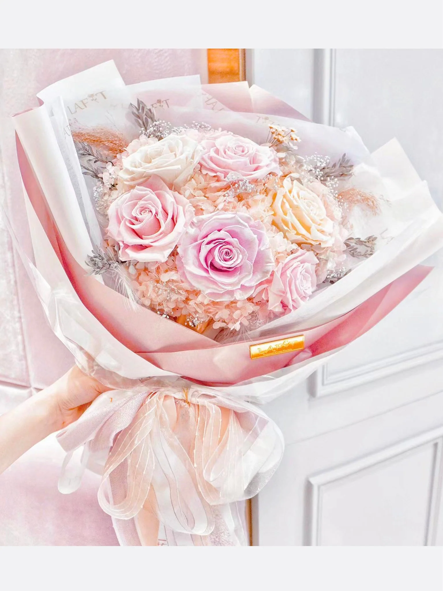 LAFIT夢幻浪漫永生花束 �?The Romance Express系列 (Morning in Paris)