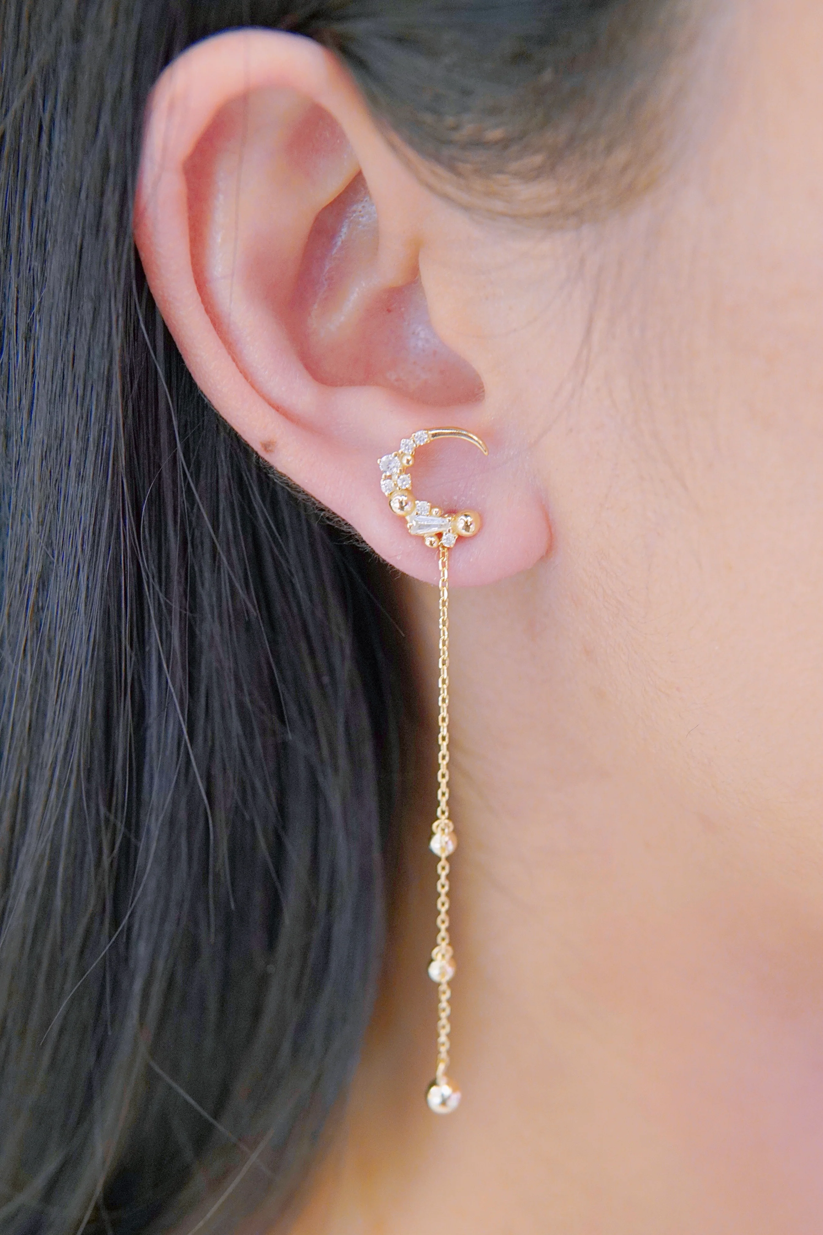 LAFIT �� Moon Fairy - Earrings ���������L����h