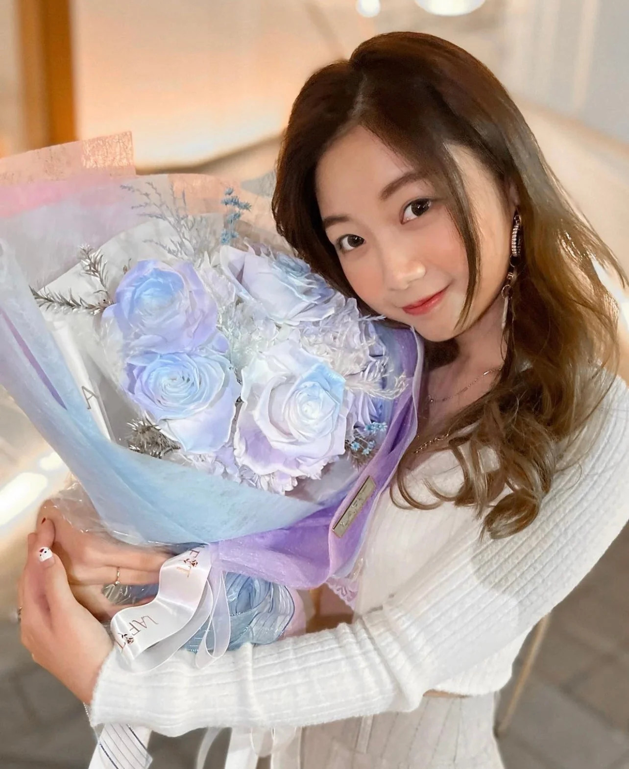 LAFIT夢幻漸變永生花束 �?Mermaid Tears系列 (Limpet Shell)