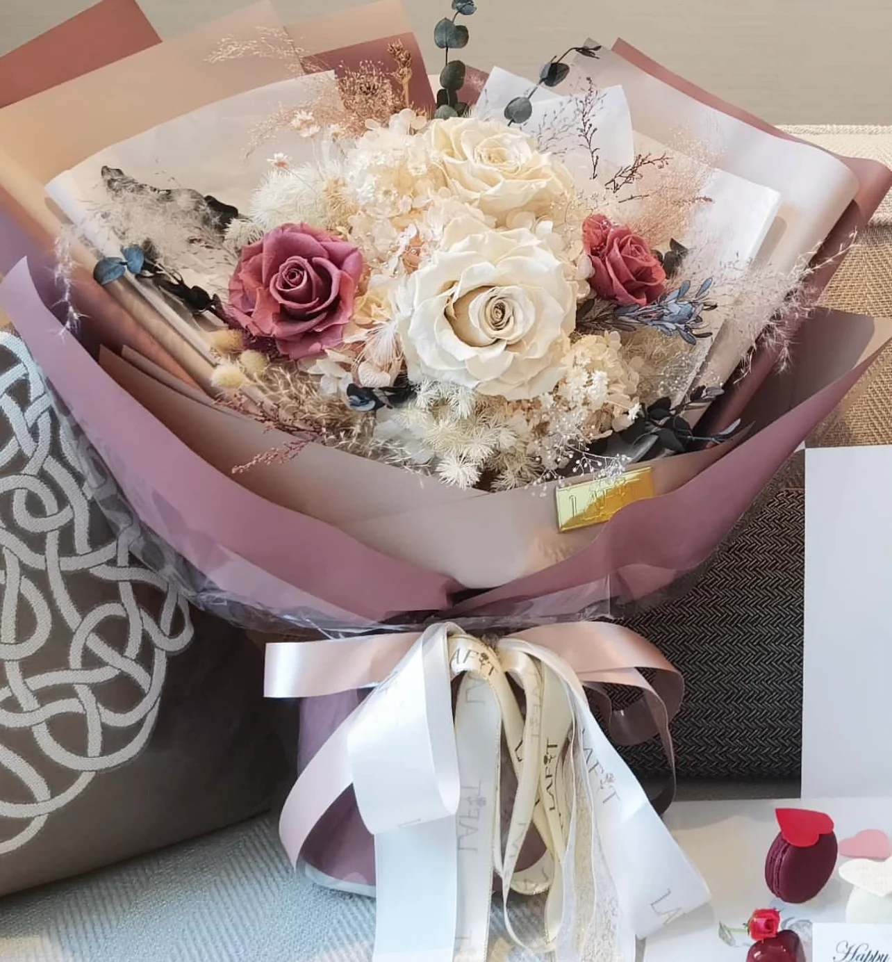 LAFIT - KOL 首選永生花束 �?Snow Romance