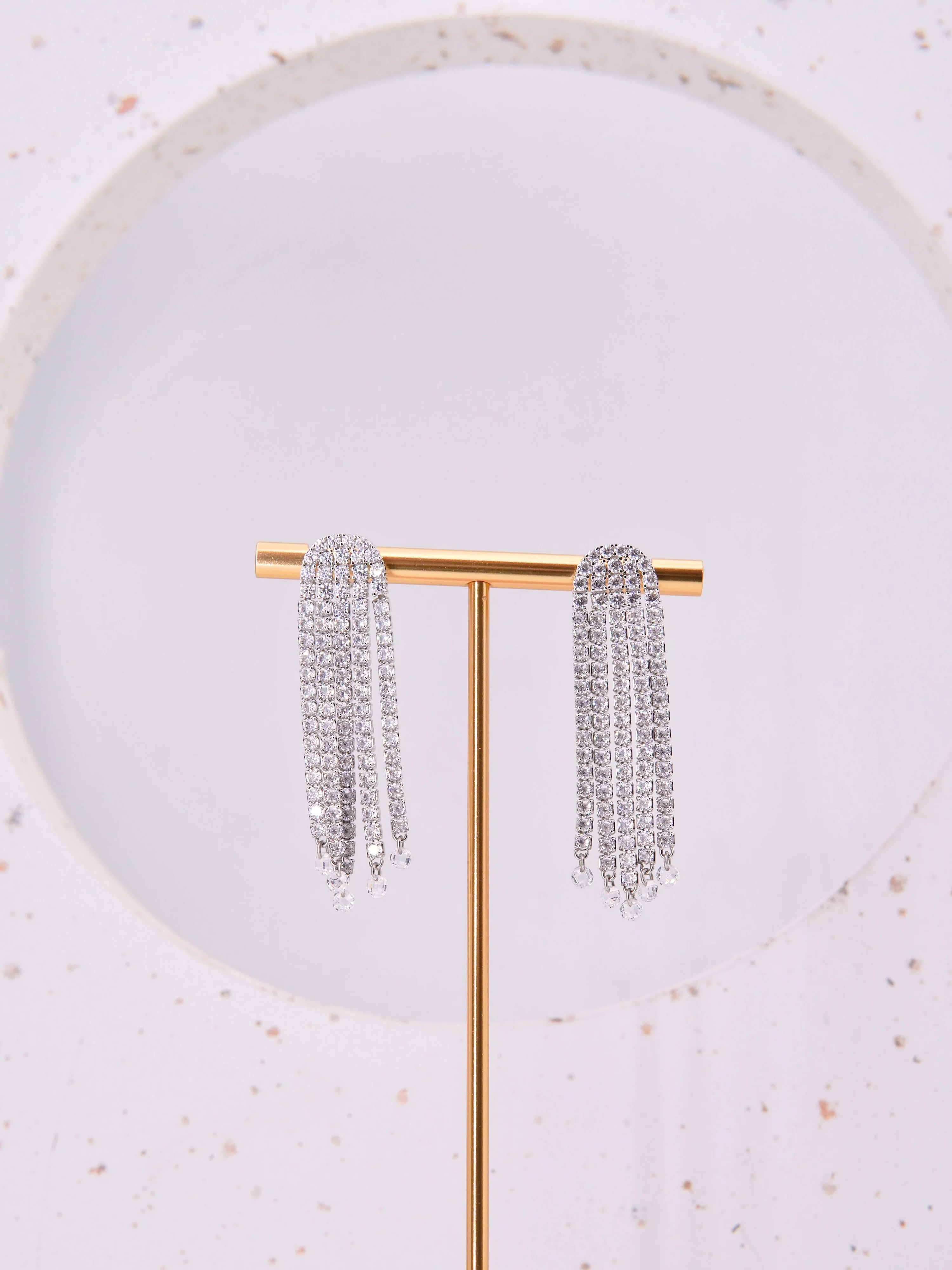 LAFIT �� Sparkle Waterfall - Earrings �Wҫ��̼��ٲ����h