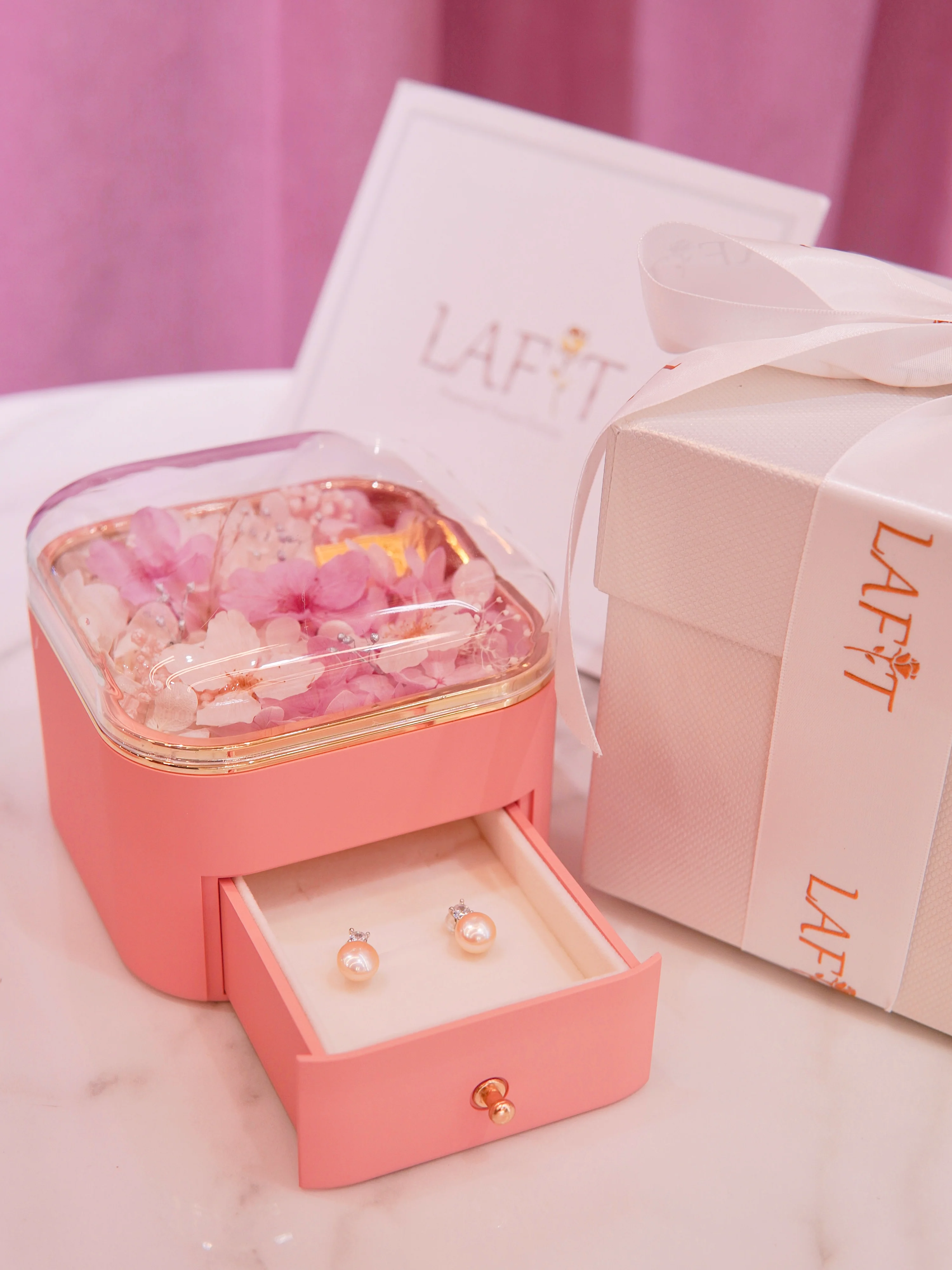 LAFIT�� Misty Drops - Earrings ��ɸ�С�ɵ�ˮ����h