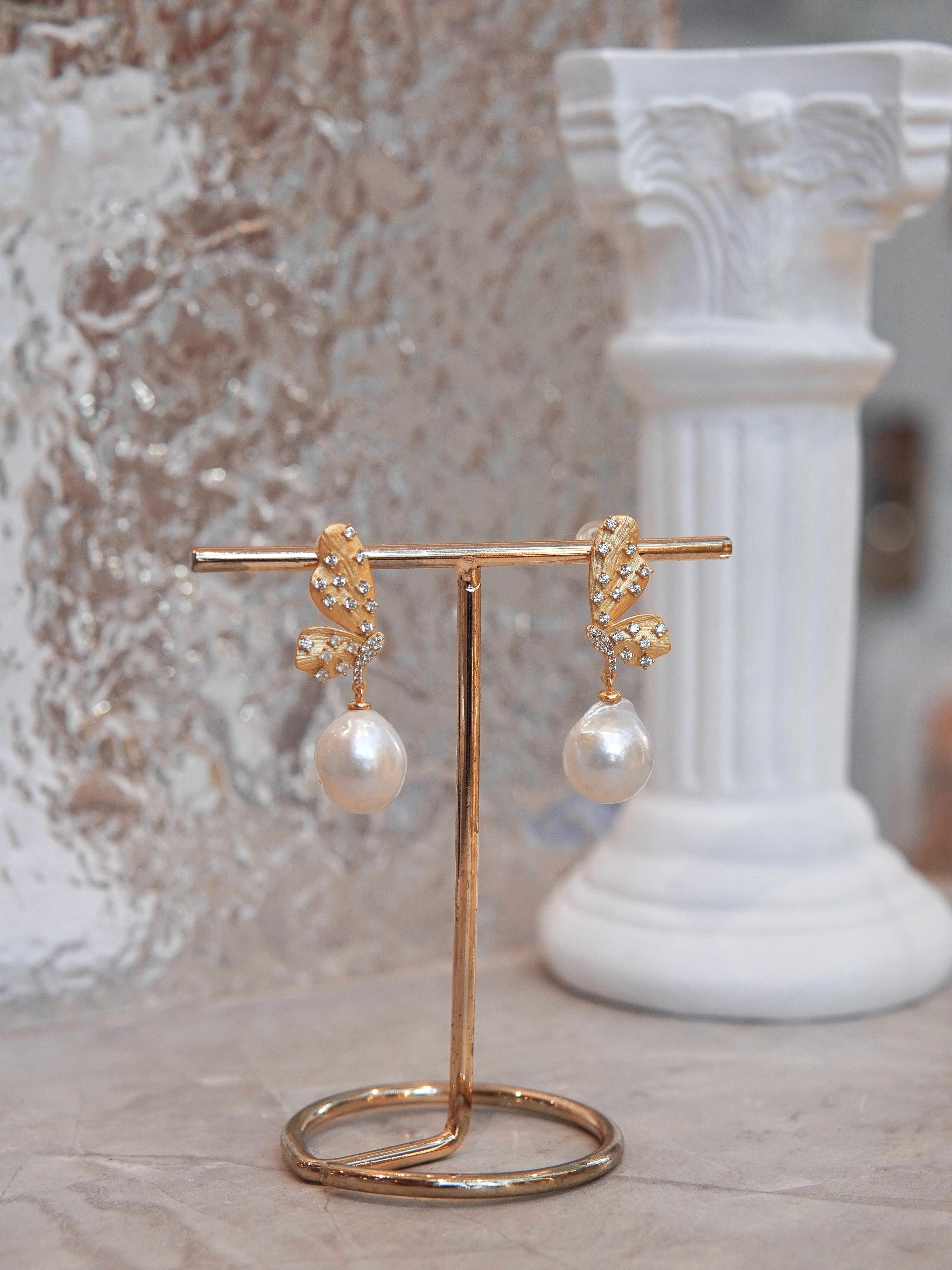 LAFIT �� Starlit Butterflies - Earrings ��荰����������h