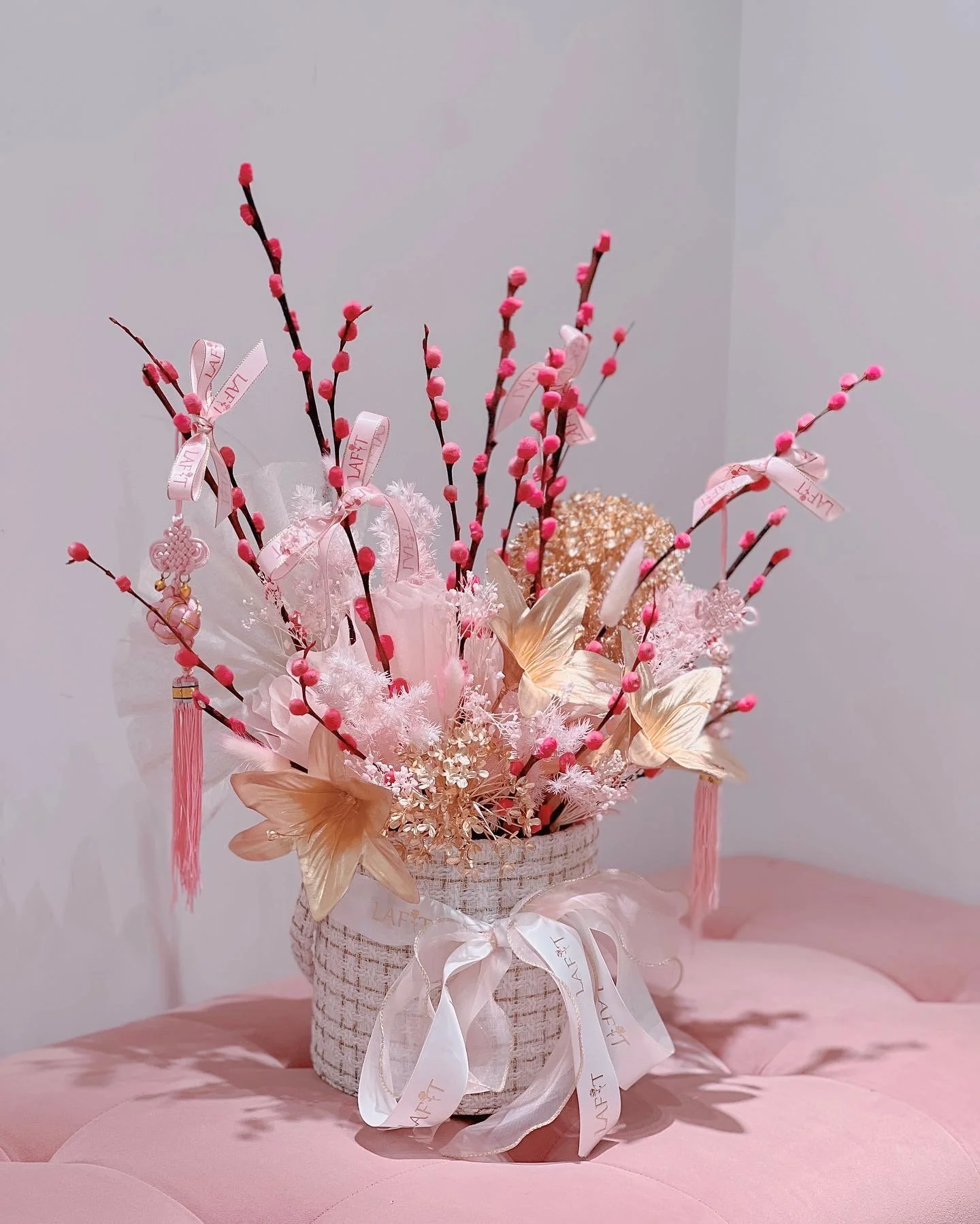 LAFIT 兔年特別限定花藝擺設 · Joy of Pink