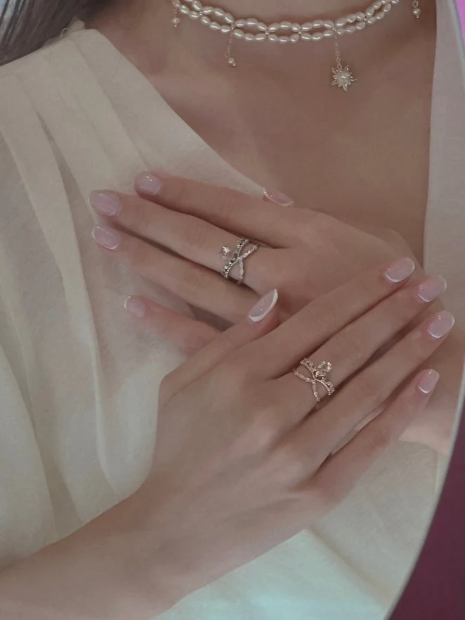 LAFIT �� Steady Love - Ring ���دB���p��Ħ��ʯ��ָ