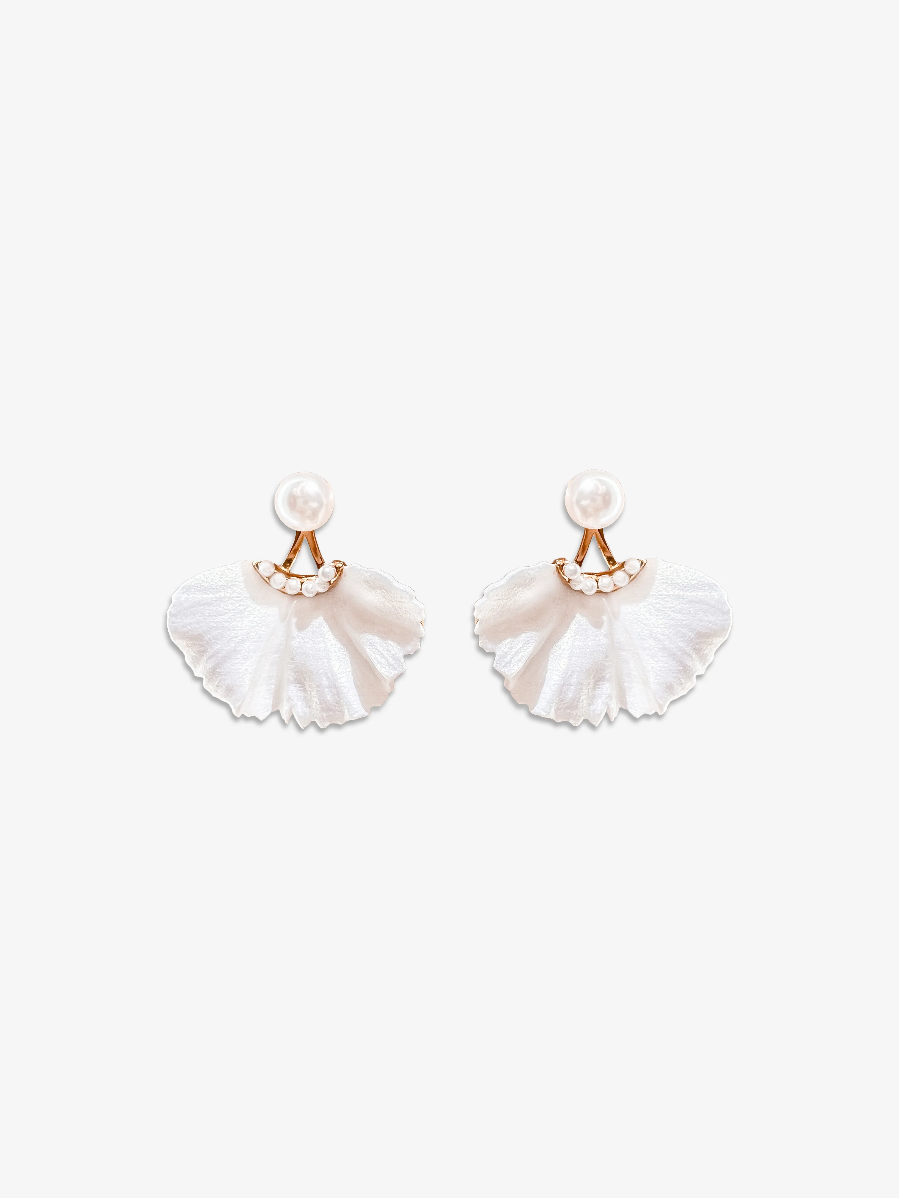 LAFIT�� Pearly Limpet - Earrings  ���w�����OӋ��������h