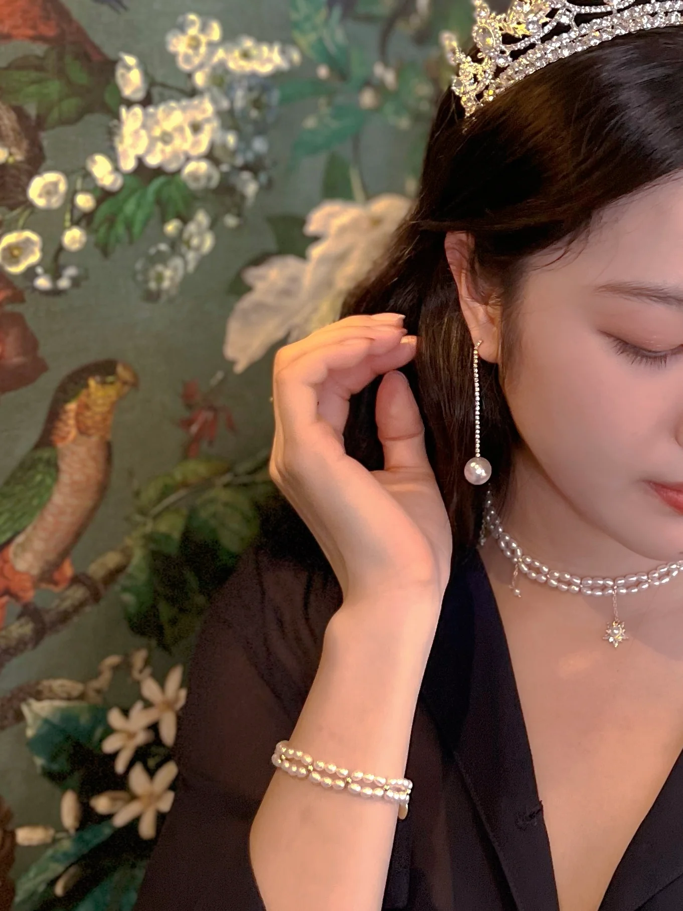 LAFIT�� Pearly Night - Necklace ҹ������W�������i�