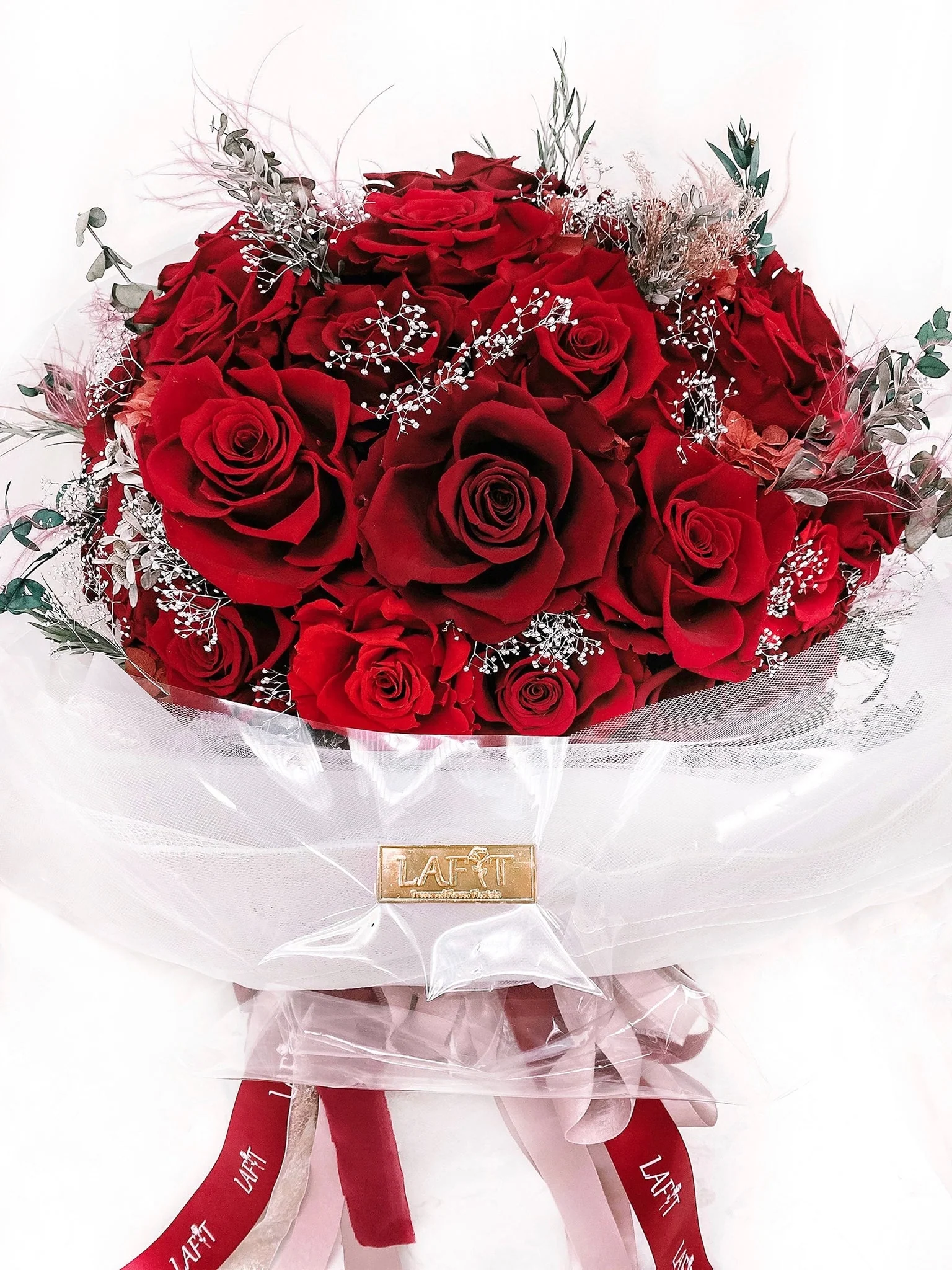 LAFIT奢華經典永生花束�?My Kinda Perfect系列 (Deluxe Red)