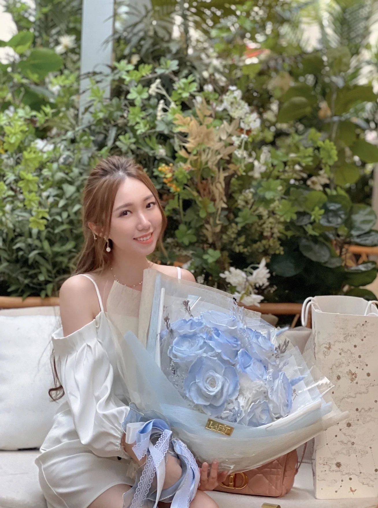 LAFIT夢幻浪漫永生花束 �?The Romance Express系列 (Love kiss in Santorini)